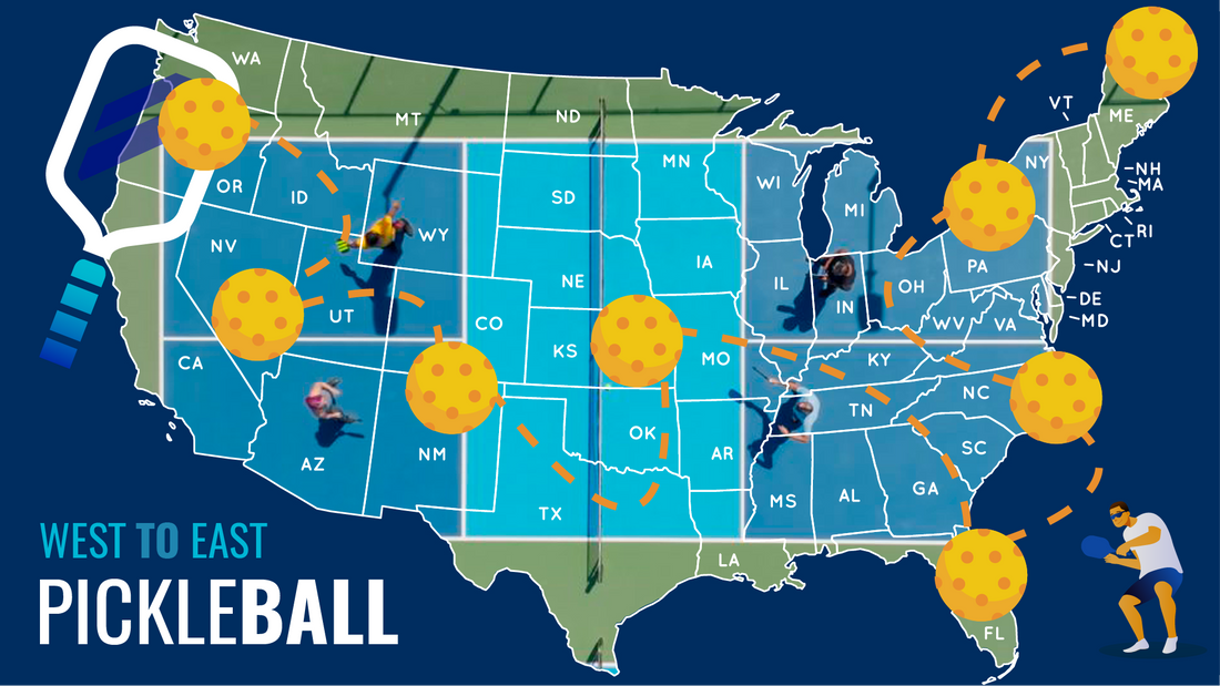 How Pickleball Traveled from the West Coast to the East