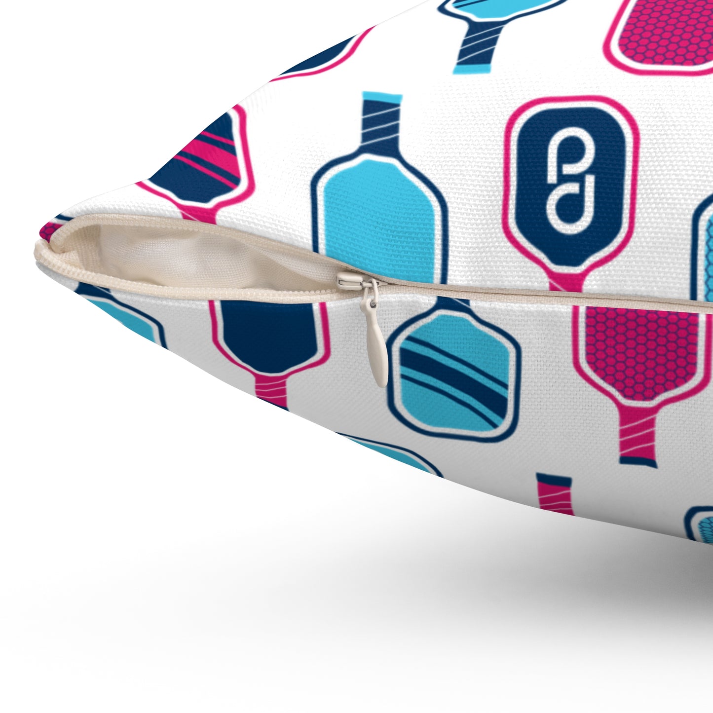 1965 Pickleball Paddles Spun Polyester Square Pillow