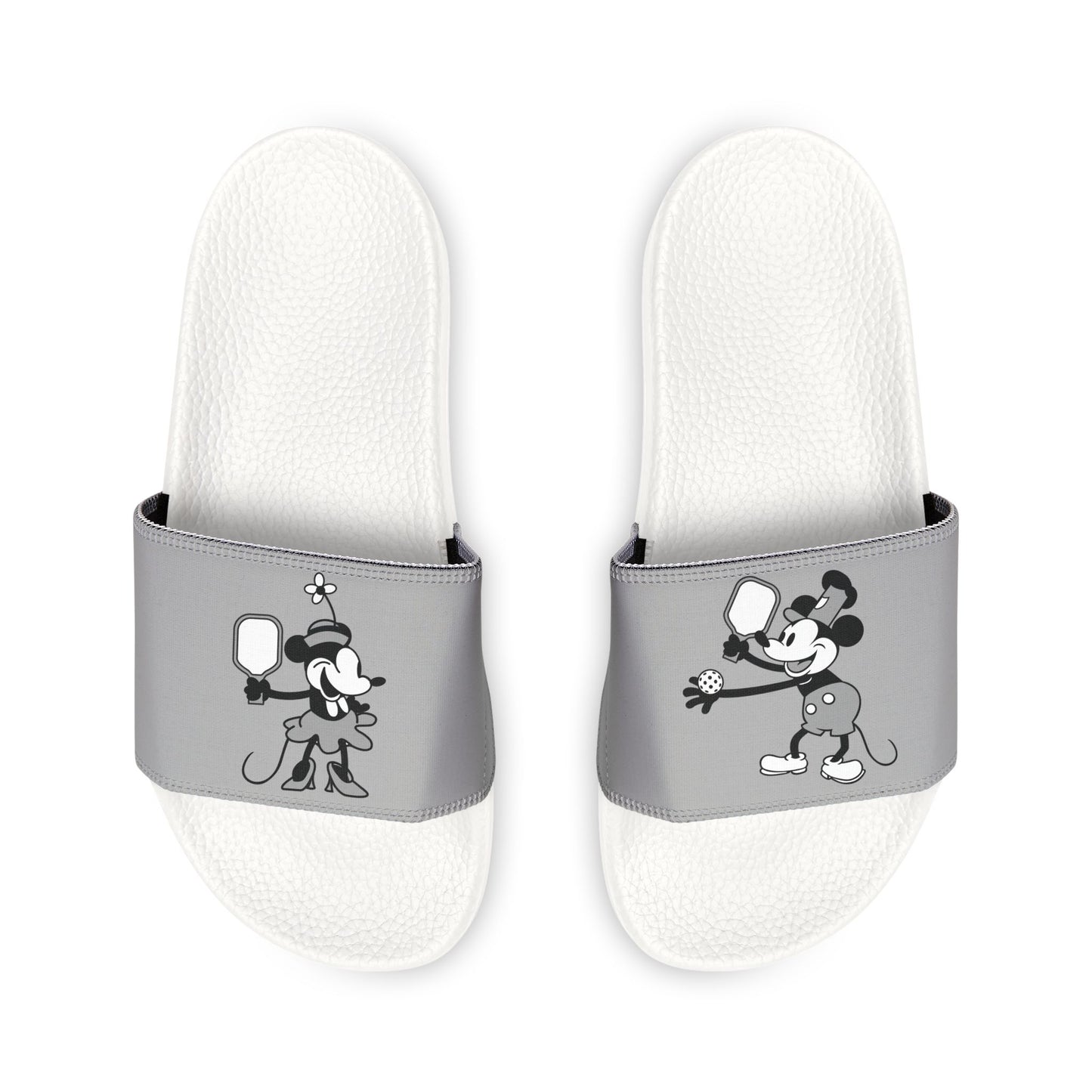 Steamboat Mickey Pickleball Removable-Strap Sandals (Youth) - Gray