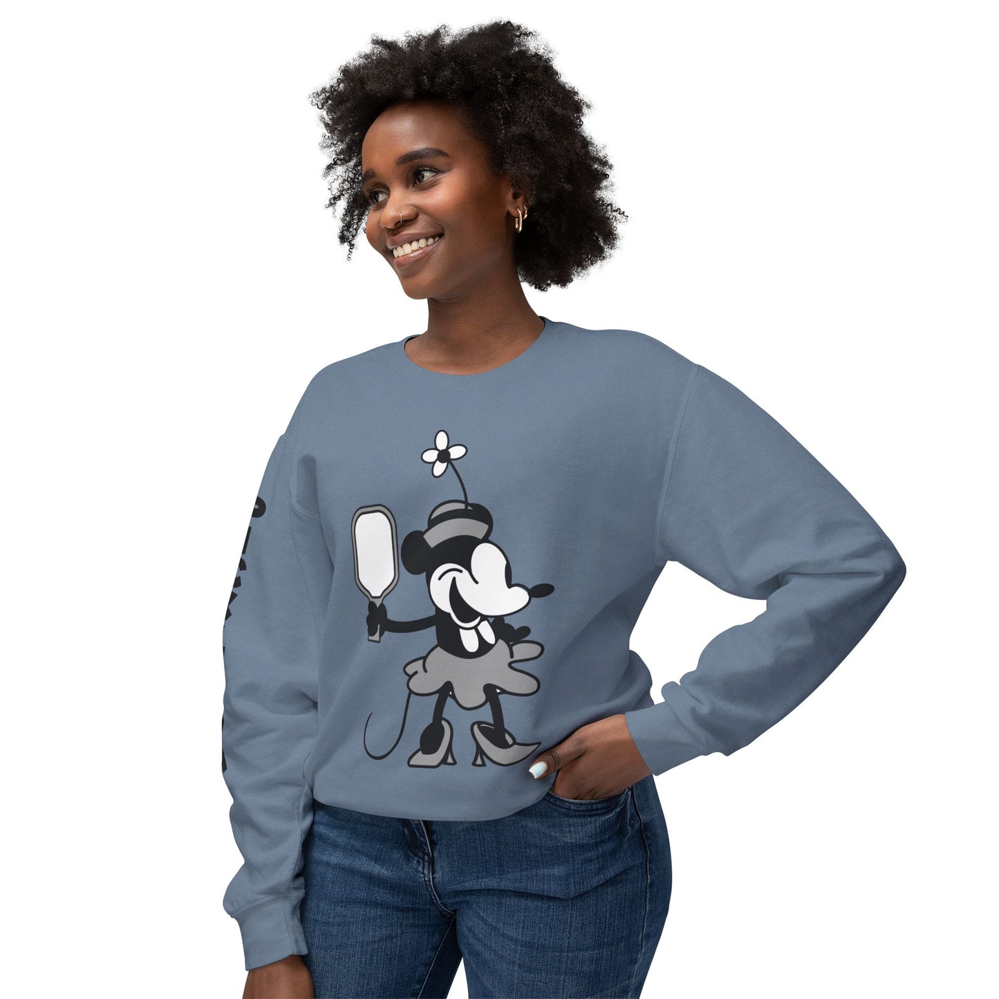 Steamboat Guest Pickleball Unisex Lightweight Crewneck Sweatshirt