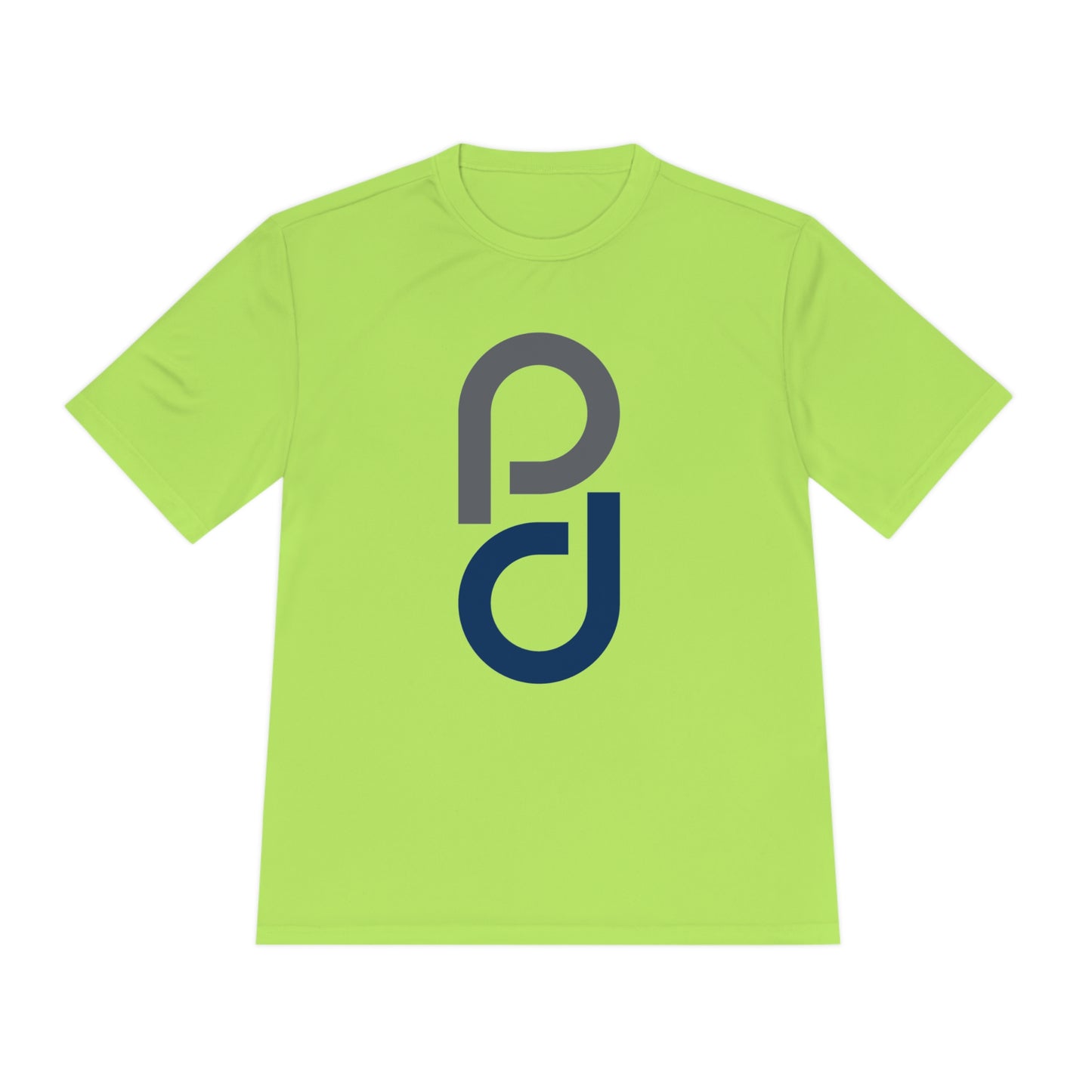 PD Pickleball Blues II - Gray Blue Unisex Moisture Wicking Tee