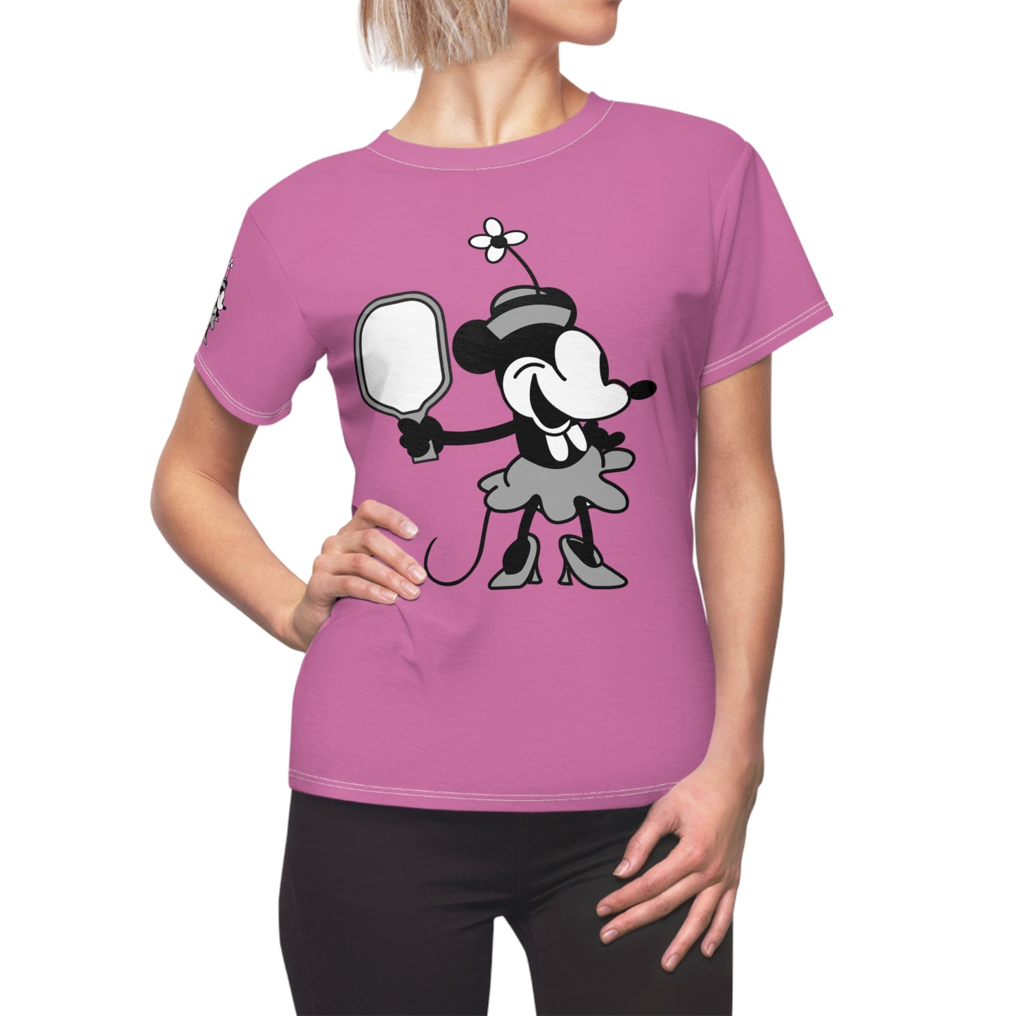 Steamboat Guest Pickleball Pink Tee Shirt