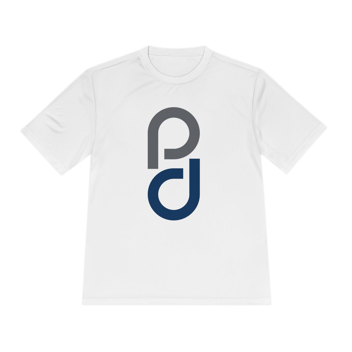 PD Pickleball Blues II - Gray Blue Unisex Moisture Wicking Tee