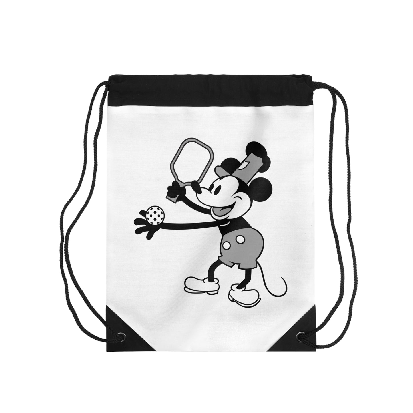Steamboat Mickey Pickleball Drawstring Bag