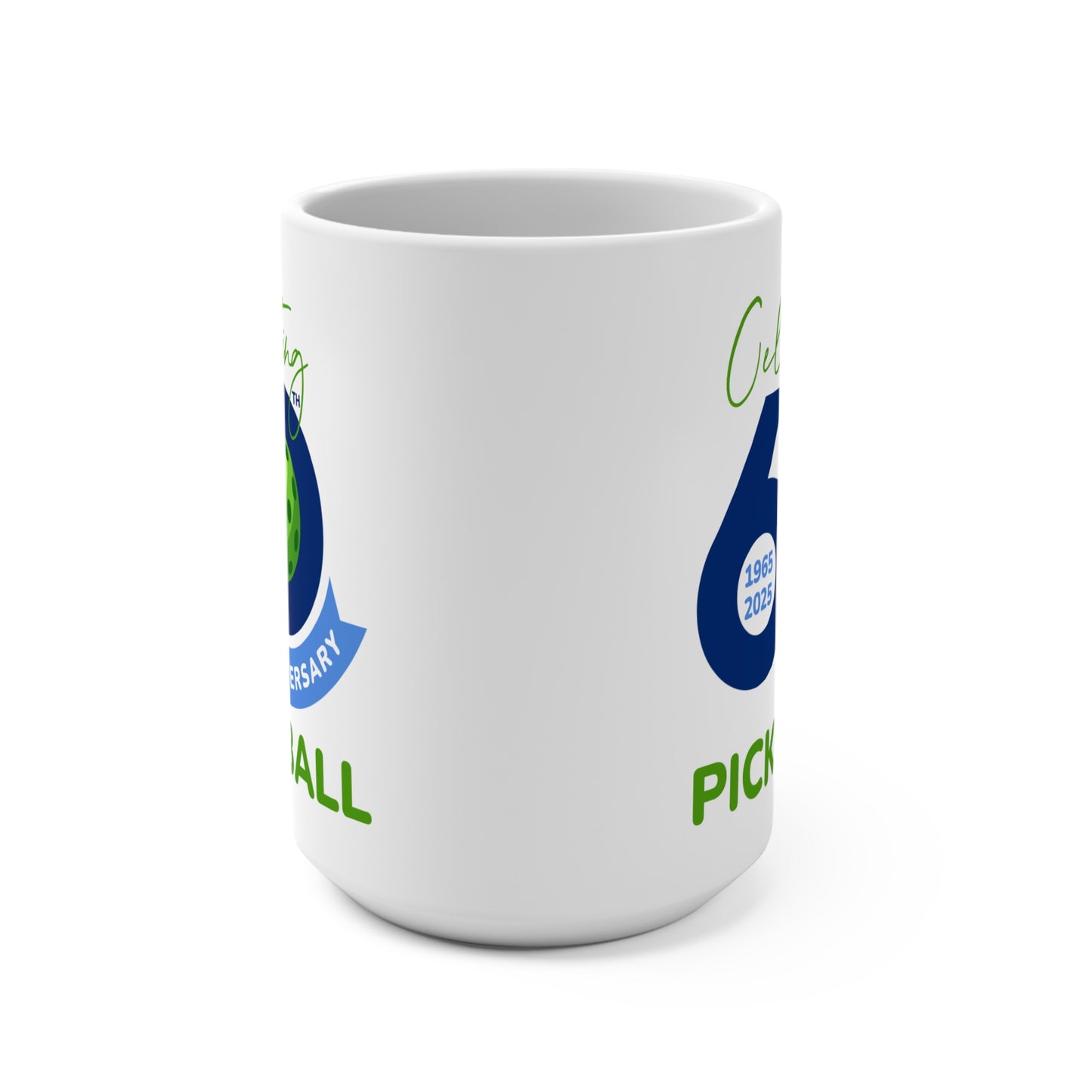 60th Anniversary Pickleball Mug 15oz