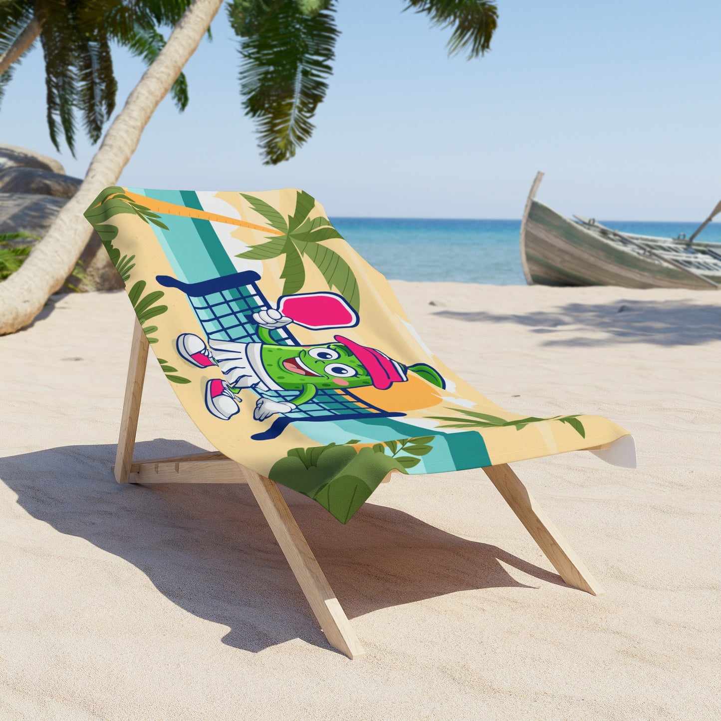 Pickles & Paddles Beach Towel