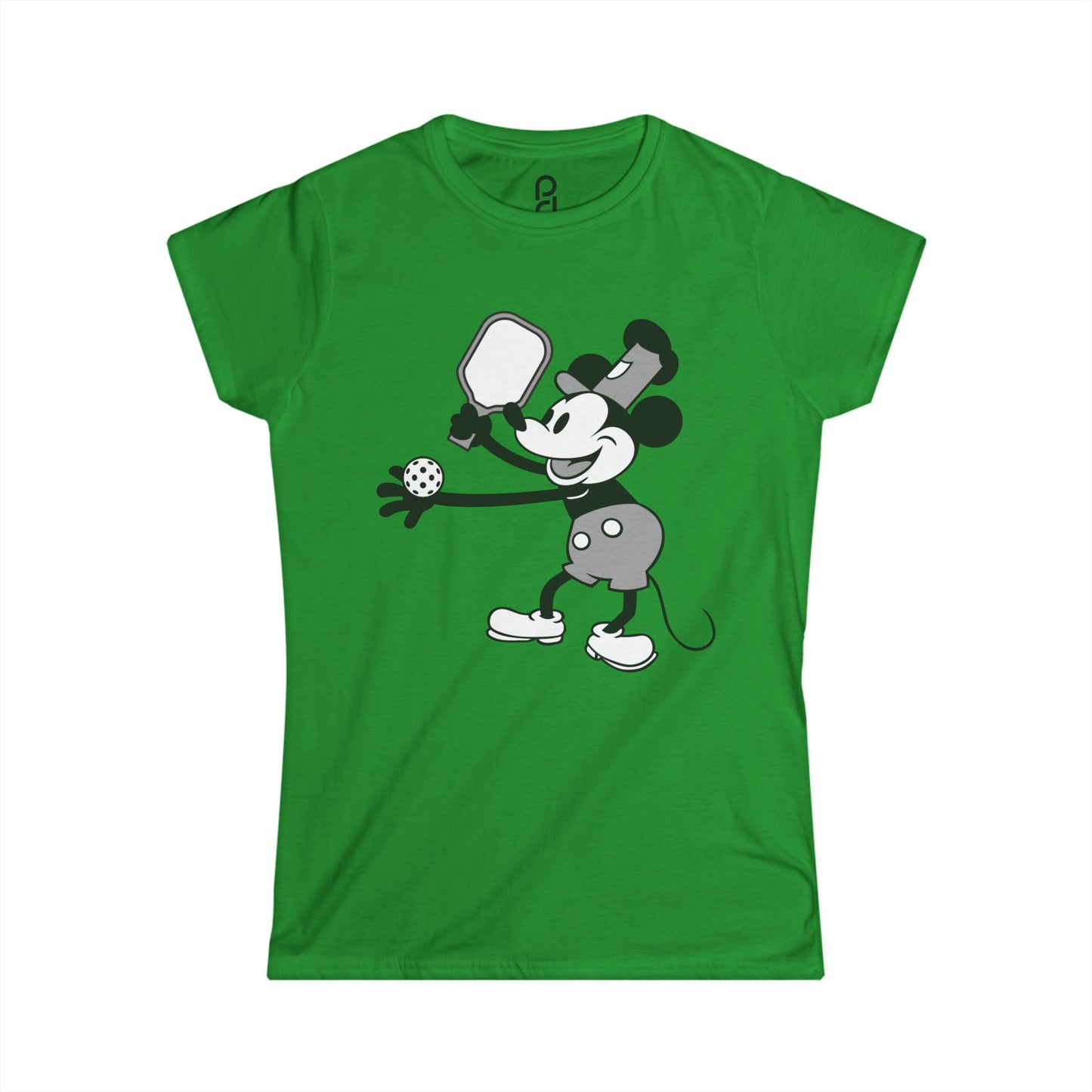 Steamboat Mickey Pickleball Women's Softstyle Tee