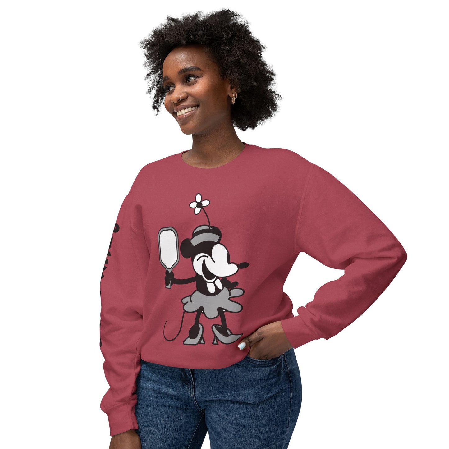 Steamboat Guest Pickleball Unisex Lightweight Crewneck Sweatshirt