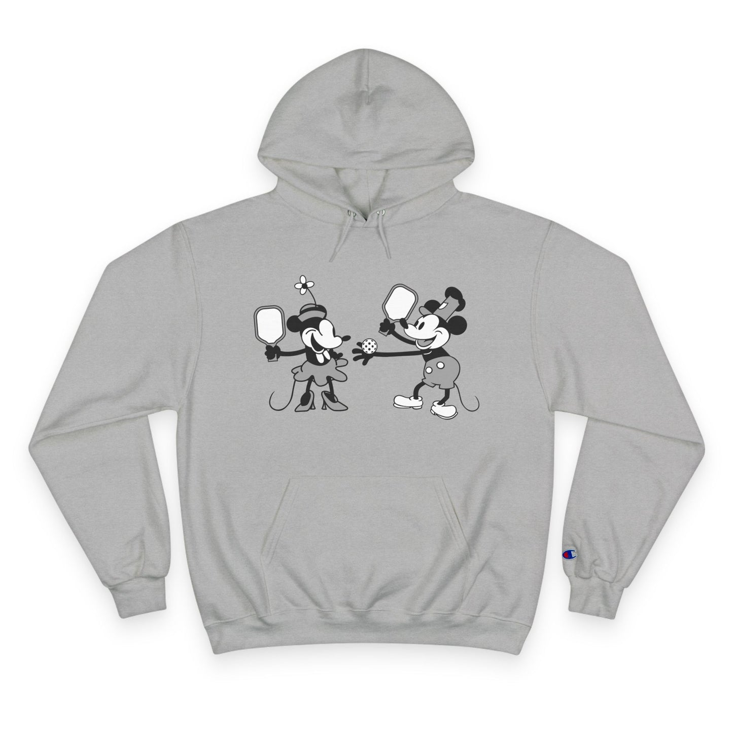 Steamboat Mickey Pickleball Game Unisex Champion Hoodie