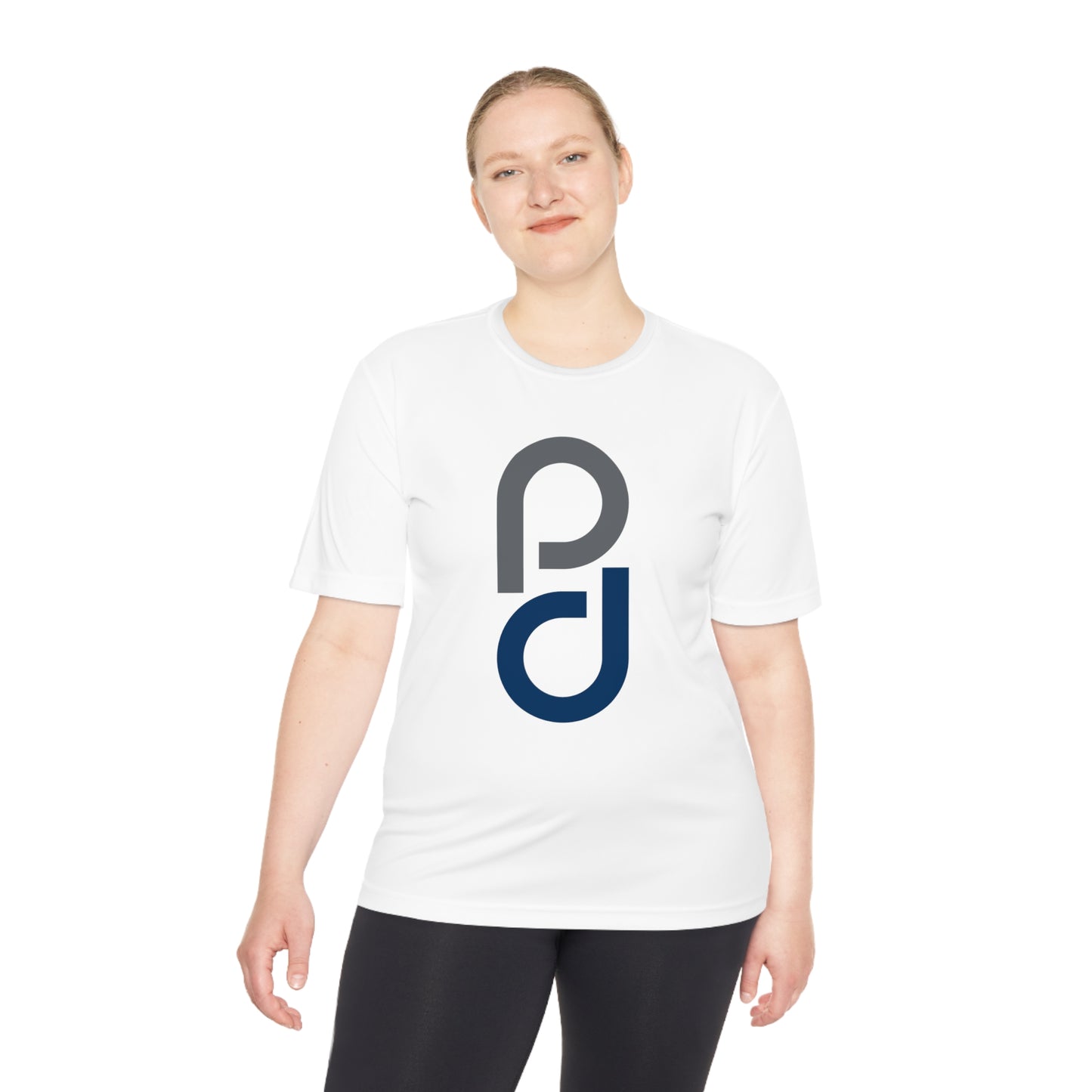 PD Pickleball Blues II - Gray Blue Unisex Moisture Wicking Tee