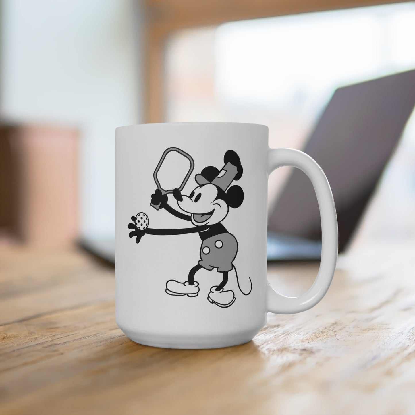 Steamboat Mickey Pickleball Mug 15oz