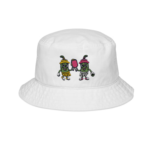 Pickles & Paddles Embroidered Bucket Hat