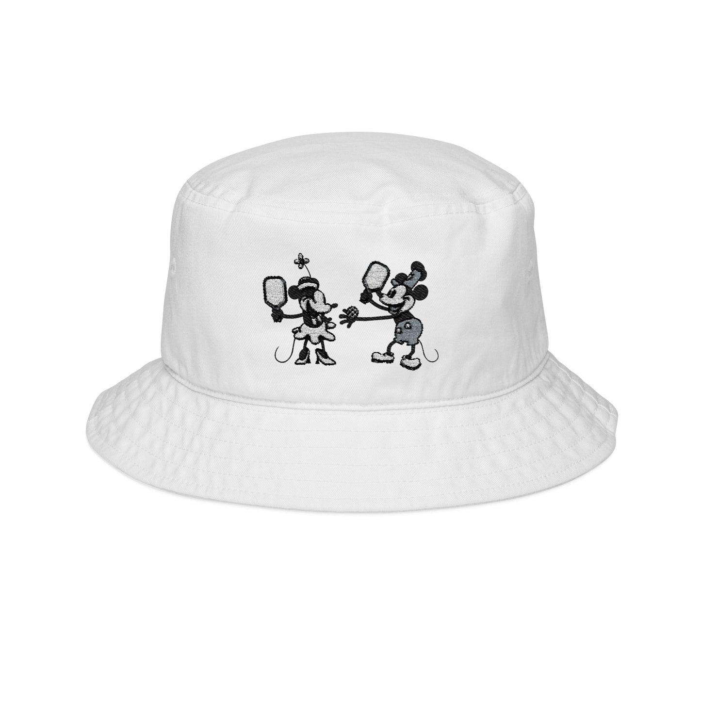 Steamboat Mickey Pickleball Embroidered Bucket Hat