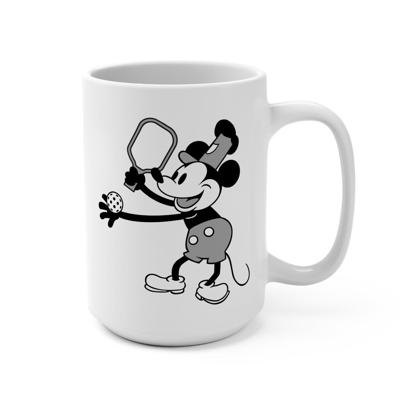 Steamboat Mickey Pickleball Mug 15oz
