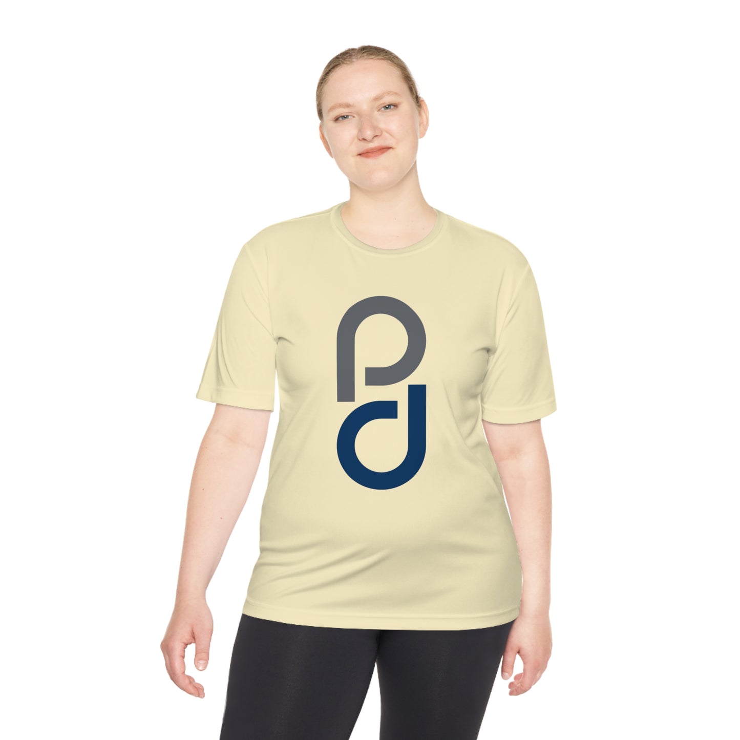 PD Pickleball Blues II - Gray Blue Unisex Moisture Wicking Tee