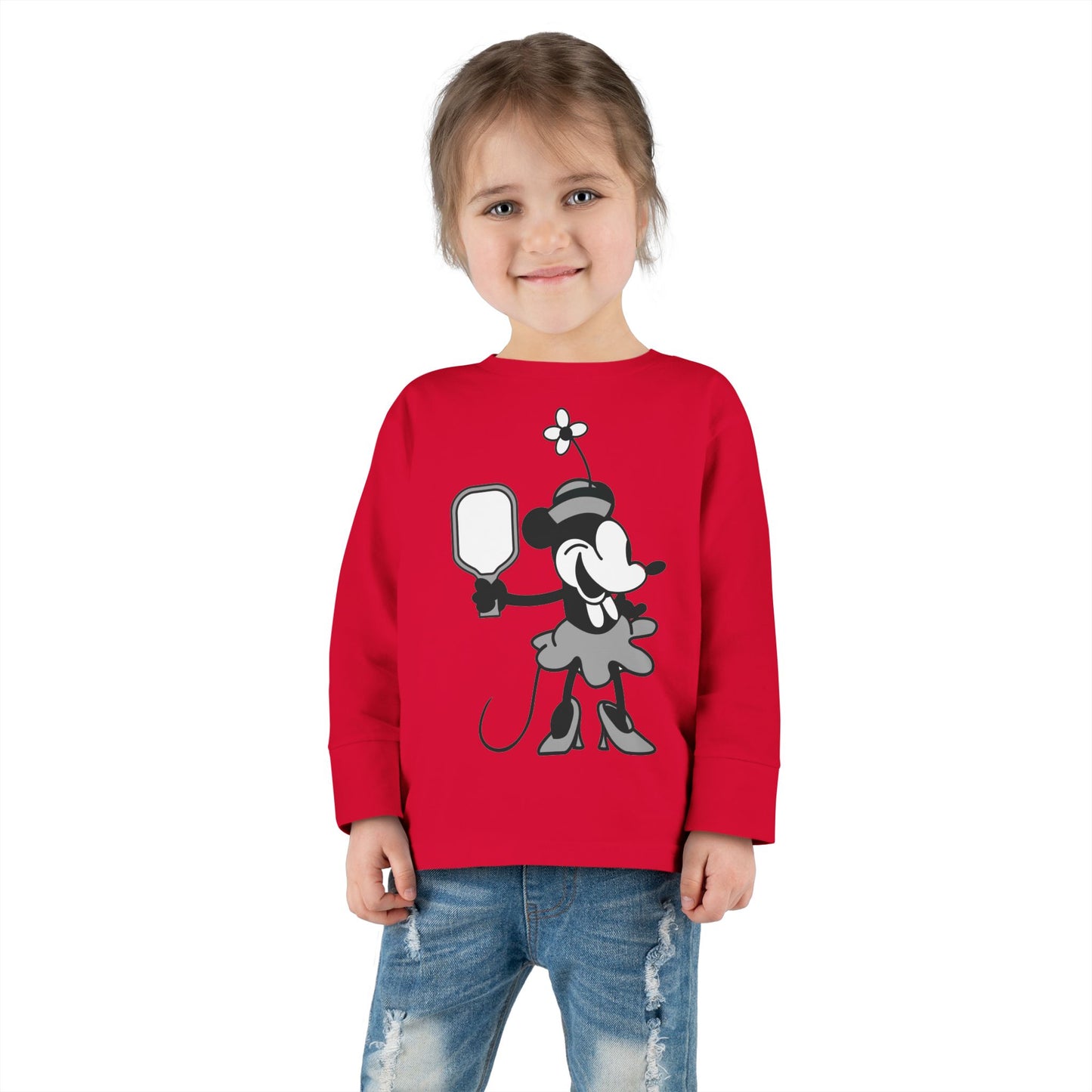 Steamboat Guest Pickleball Toddler Long Sleeve Tee