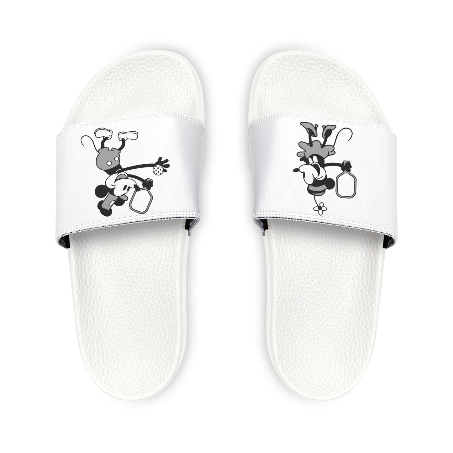 Steamboat Mickey Pickleball Removable-Strap Sandals (Youth) - White