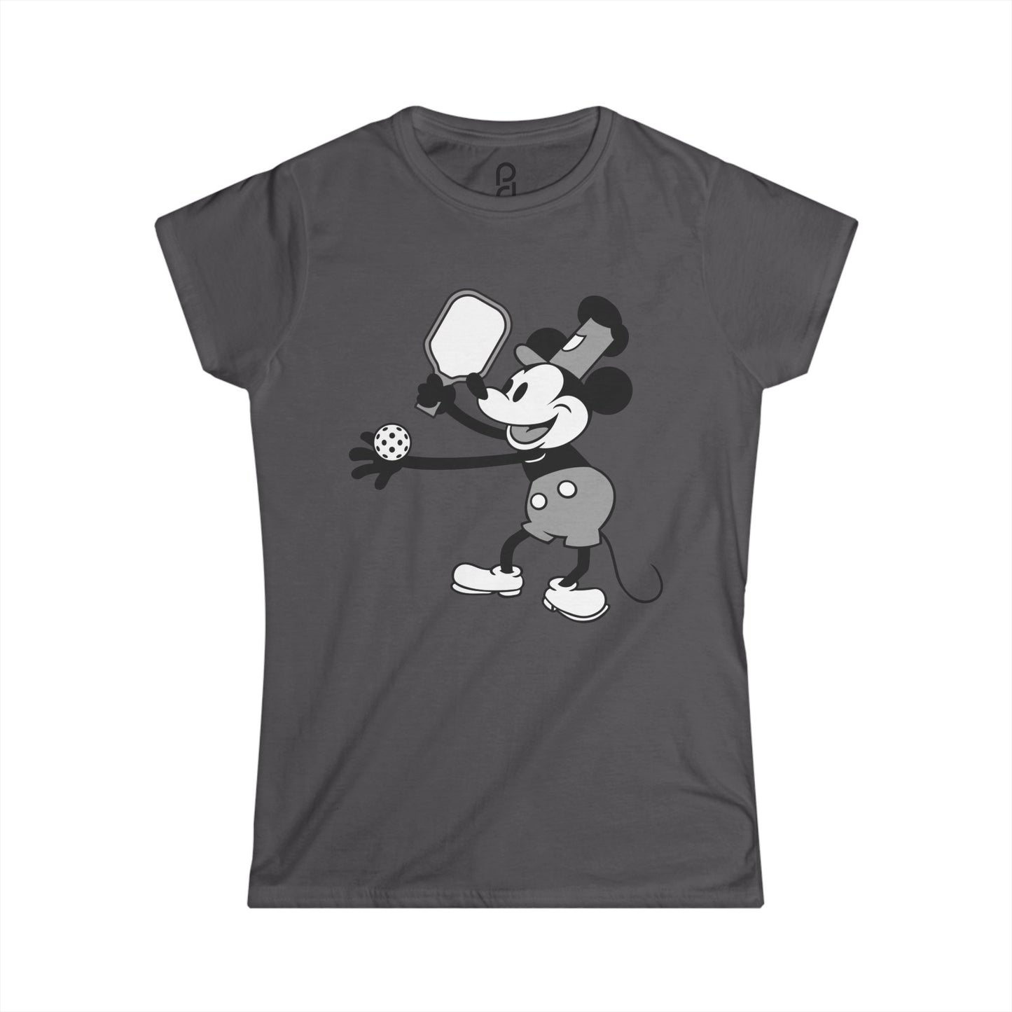 Steamboat Mickey Pickleball Women's Softstyle Tee