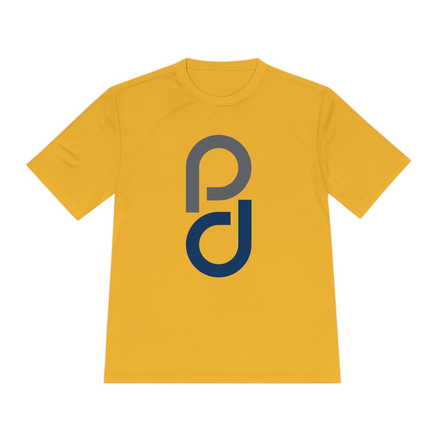 PD Pickleball Blues II - Gray Blue Unisex Moisture Wicking Tee