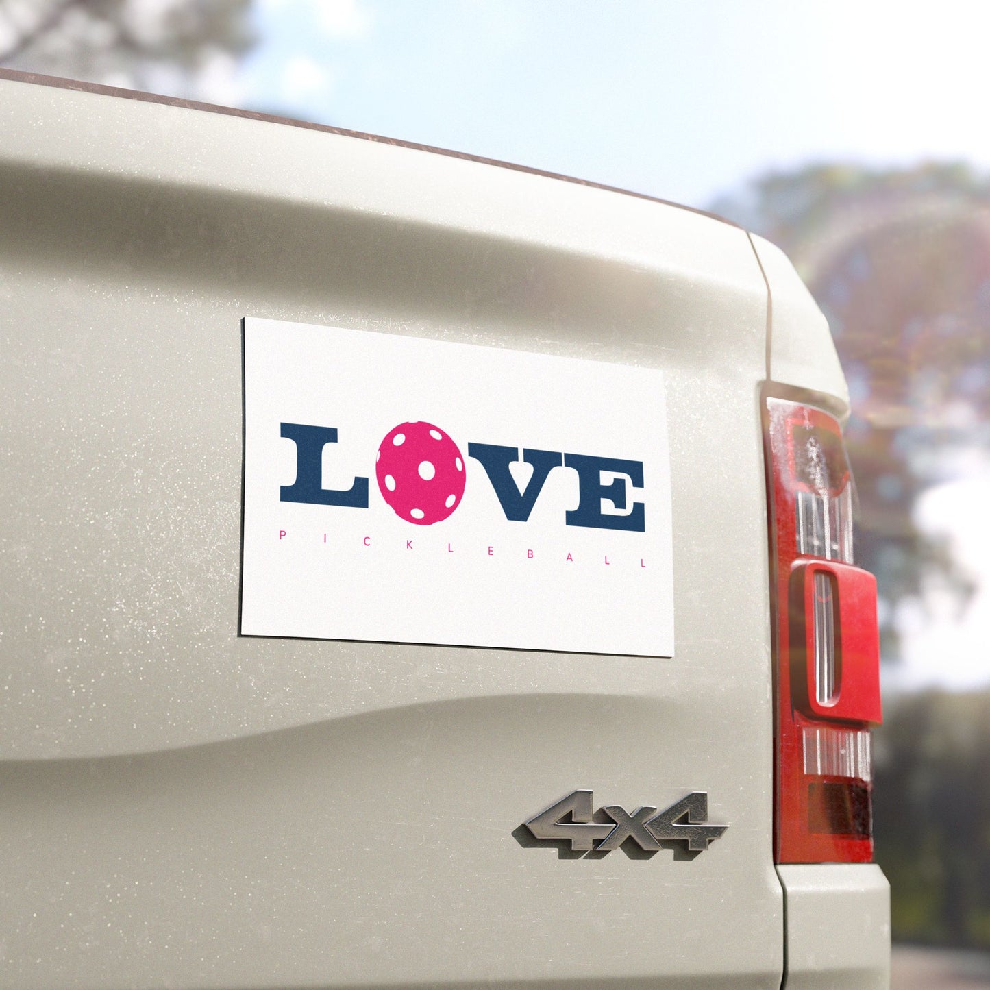 Love Pickleball II Car Magnets