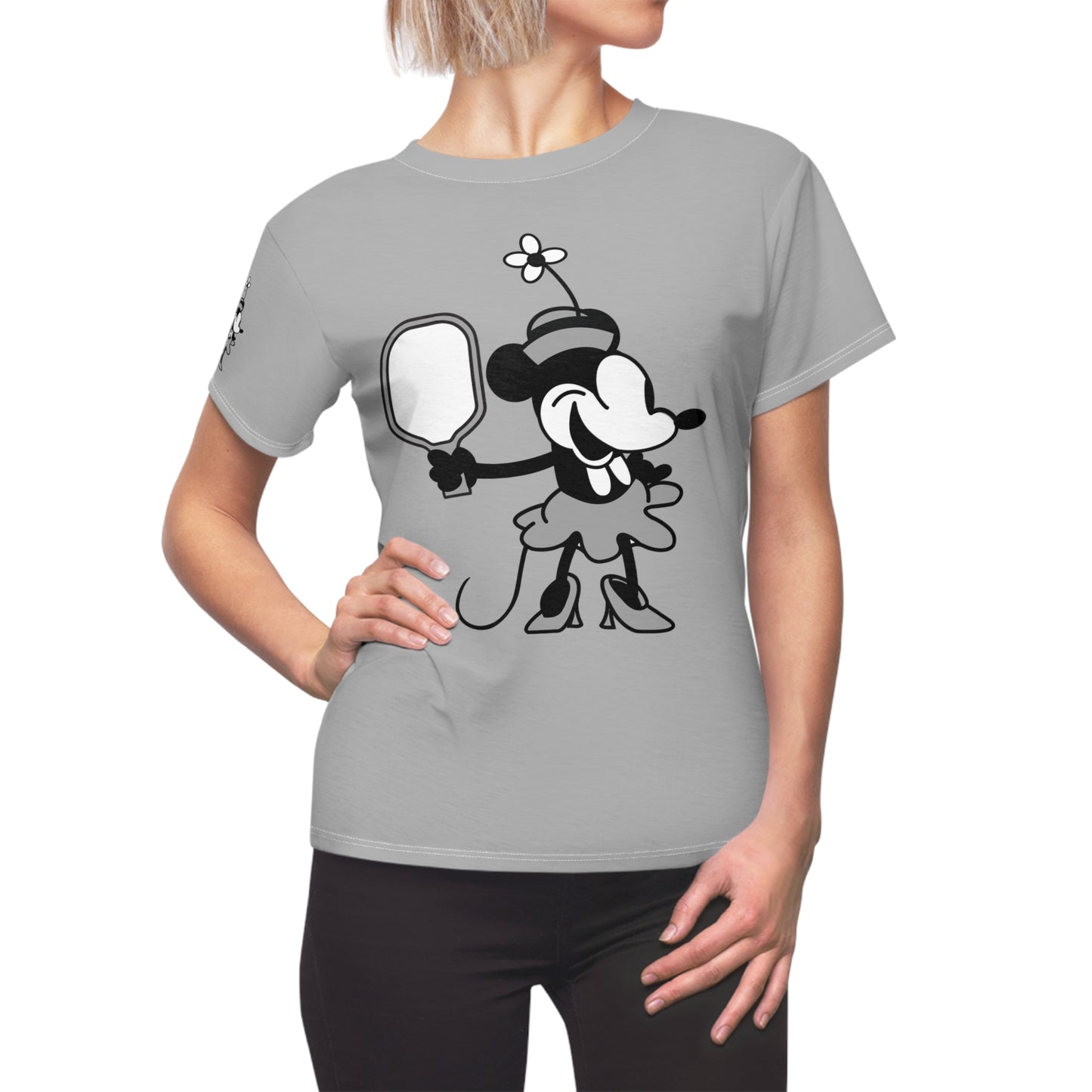 Steamboat Guest Pickleball Gray Tee Shirt