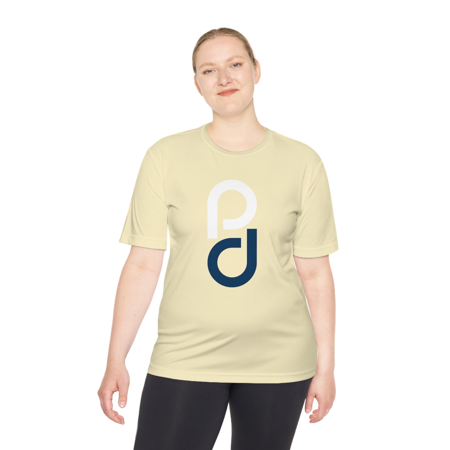 PD Pickleball Blues III - White Blue Unisex Moisture Wicking Tee