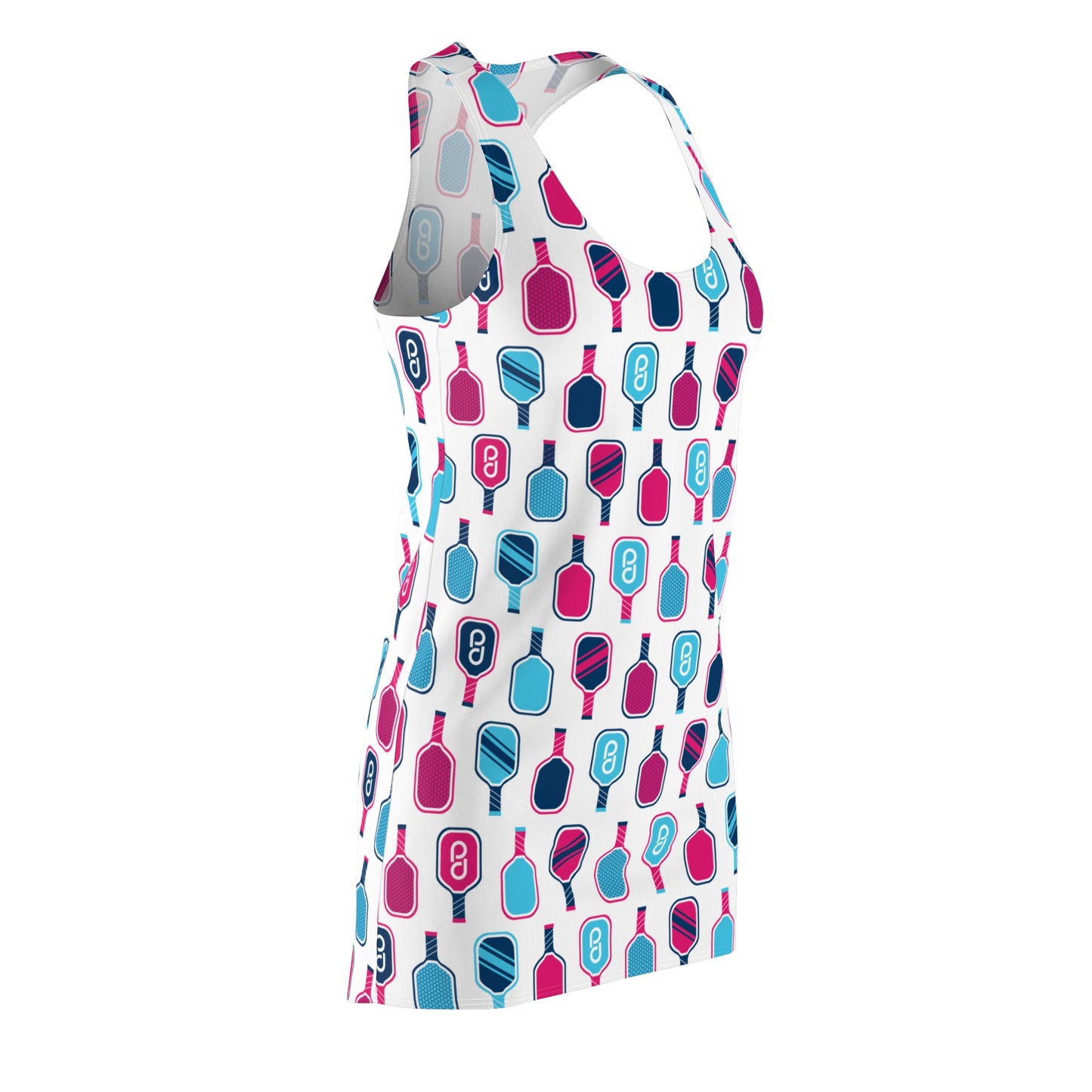 1965 Pickleball Paddles Women's Cut & Sew Racerback Dress