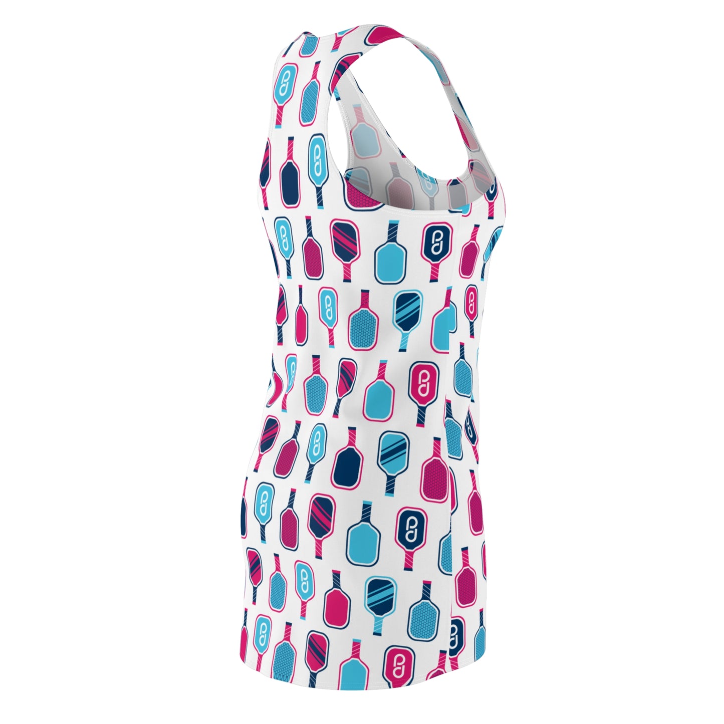 1965 Pickleball Paddles Women's Cut & Sew Racerback Dress