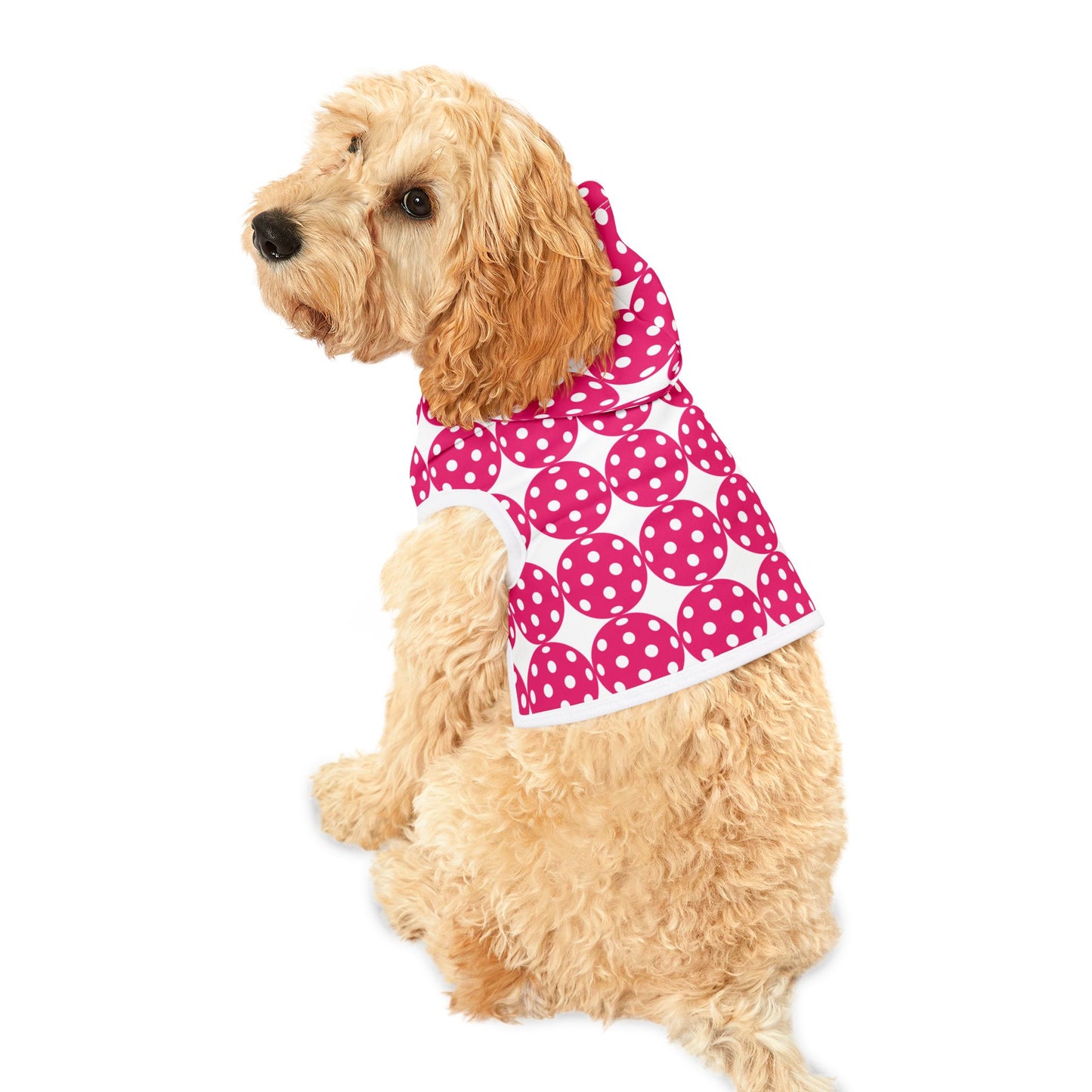 1965 Pink Pickleball Ball I Pet Hoodie