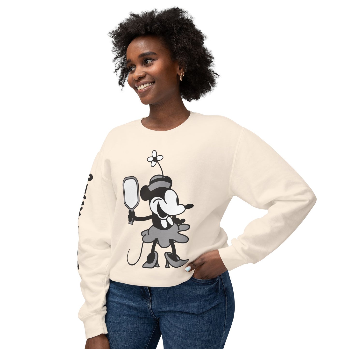 Steamboat Guest Pickleball Unisex Lightweight Crewneck Sweatshirt