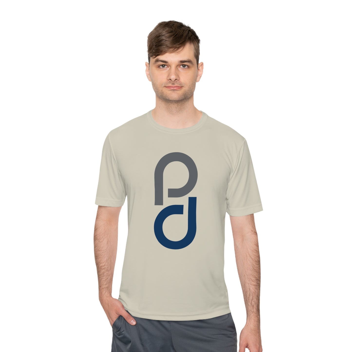 PD Pickleball Blues II - Gray Blue Unisex Moisture Wicking Tee