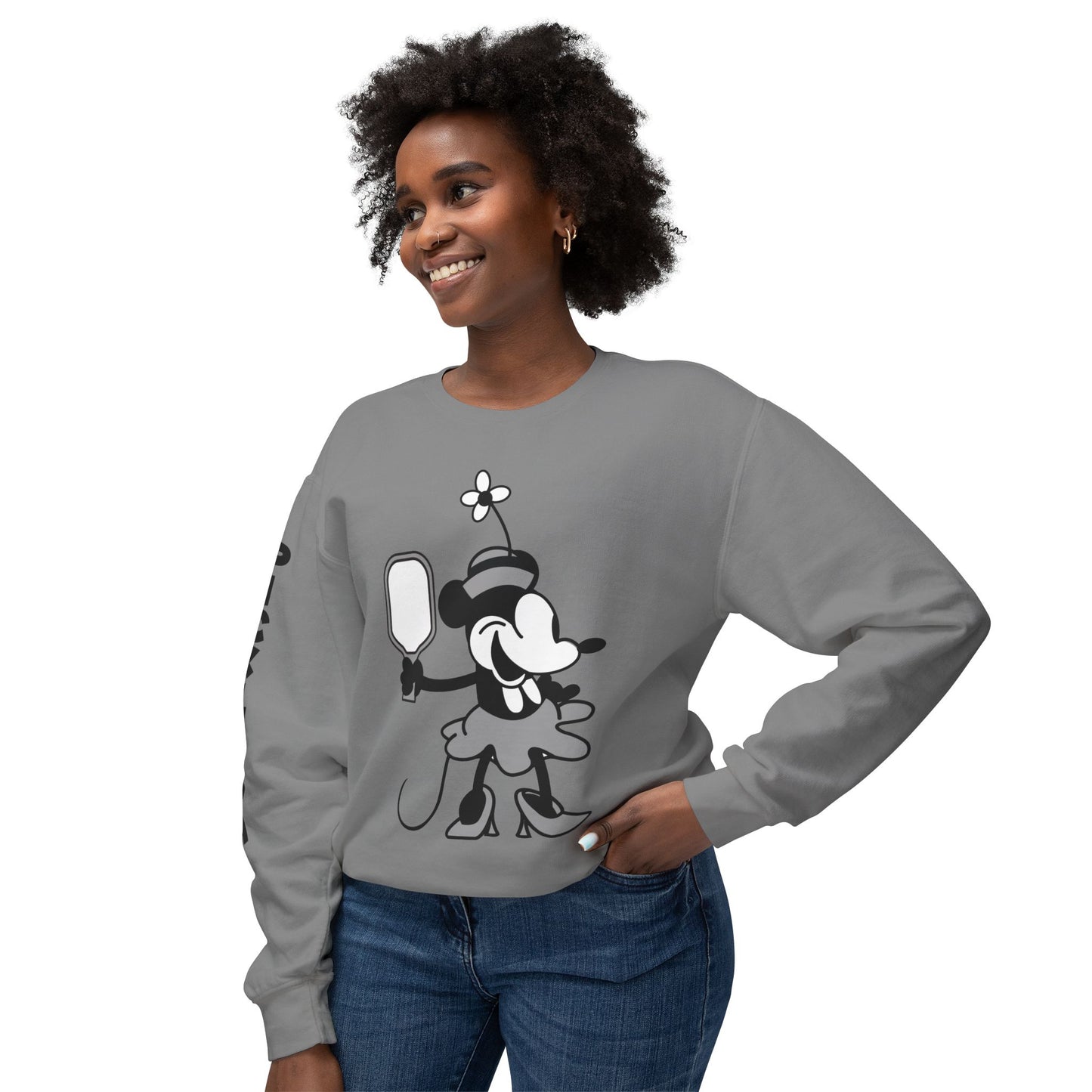 Steamboat Guest Pickleball Unisex Lightweight Crewneck Sweatshirt