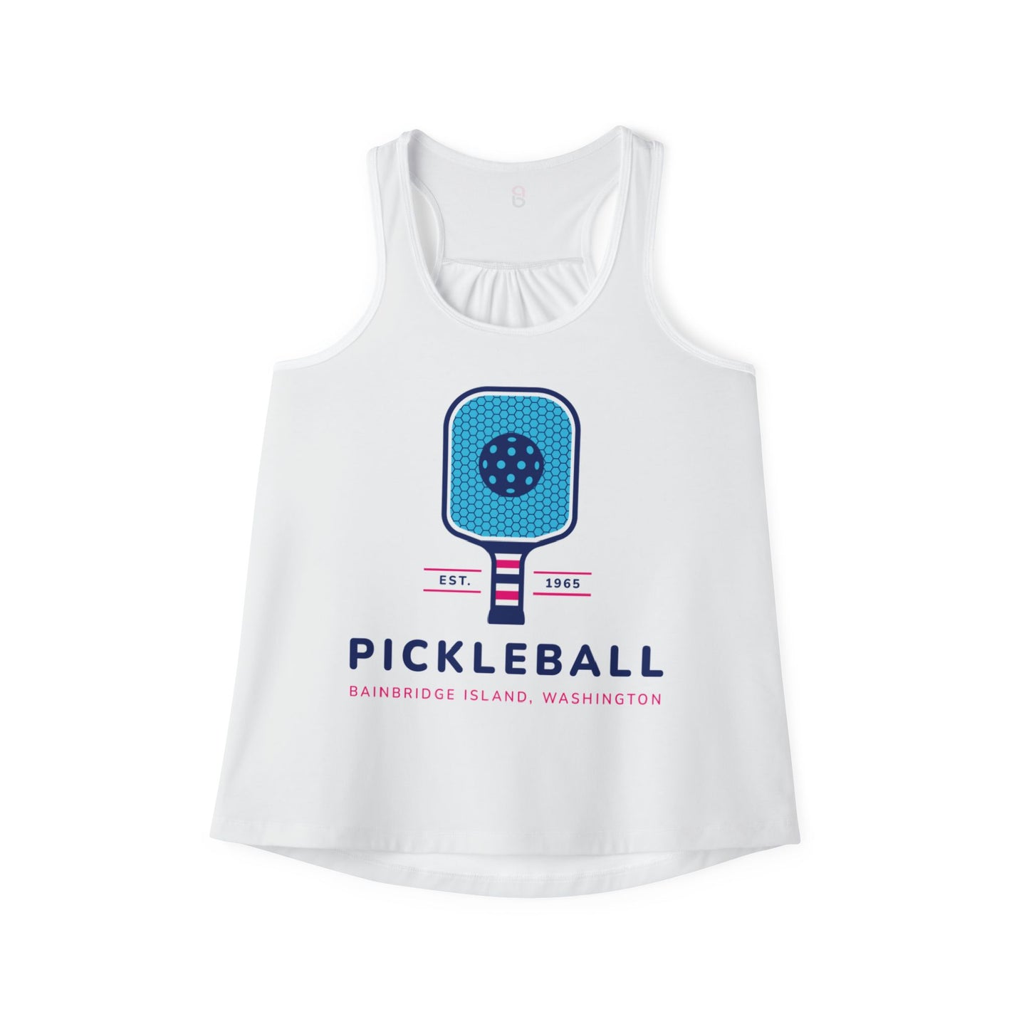 1965 Pickleball Blue Paddle Women's Tank Top