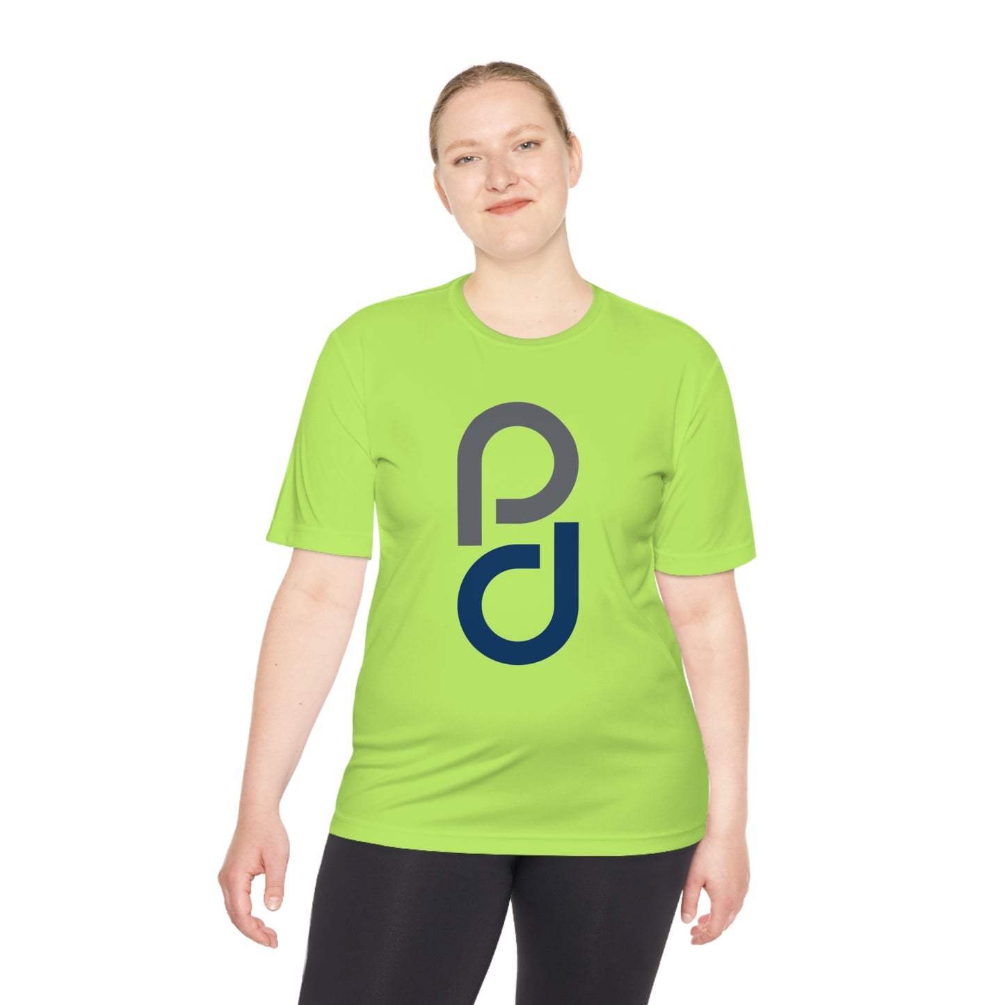 PD Pickleball Blues II - Gray Blue Unisex Moisture Wicking Tee