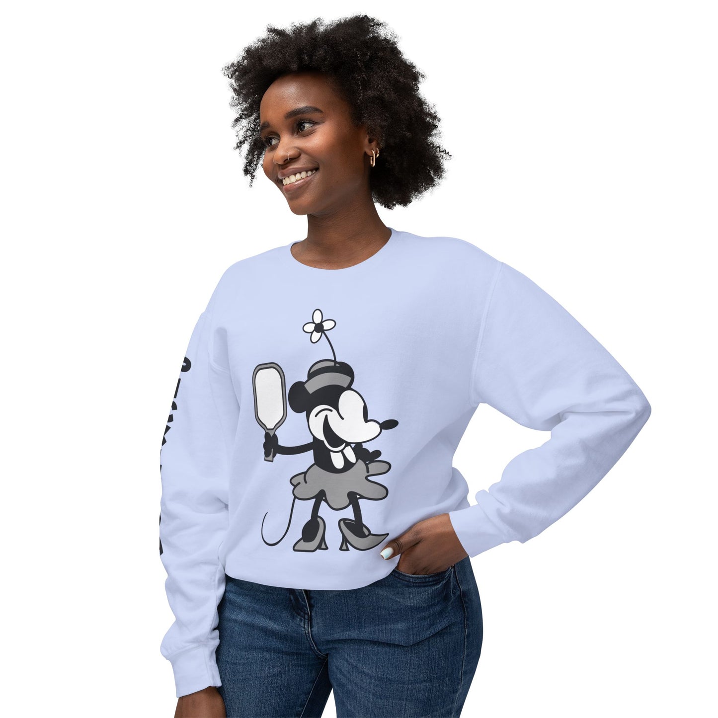 Steamboat Guest Pickleball Unisex Lightweight Crewneck Sweatshirt
