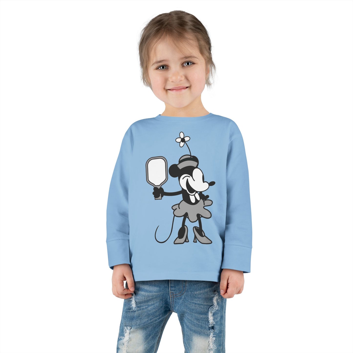 Steamboat Guest Pickleball Toddler Long Sleeve Tee