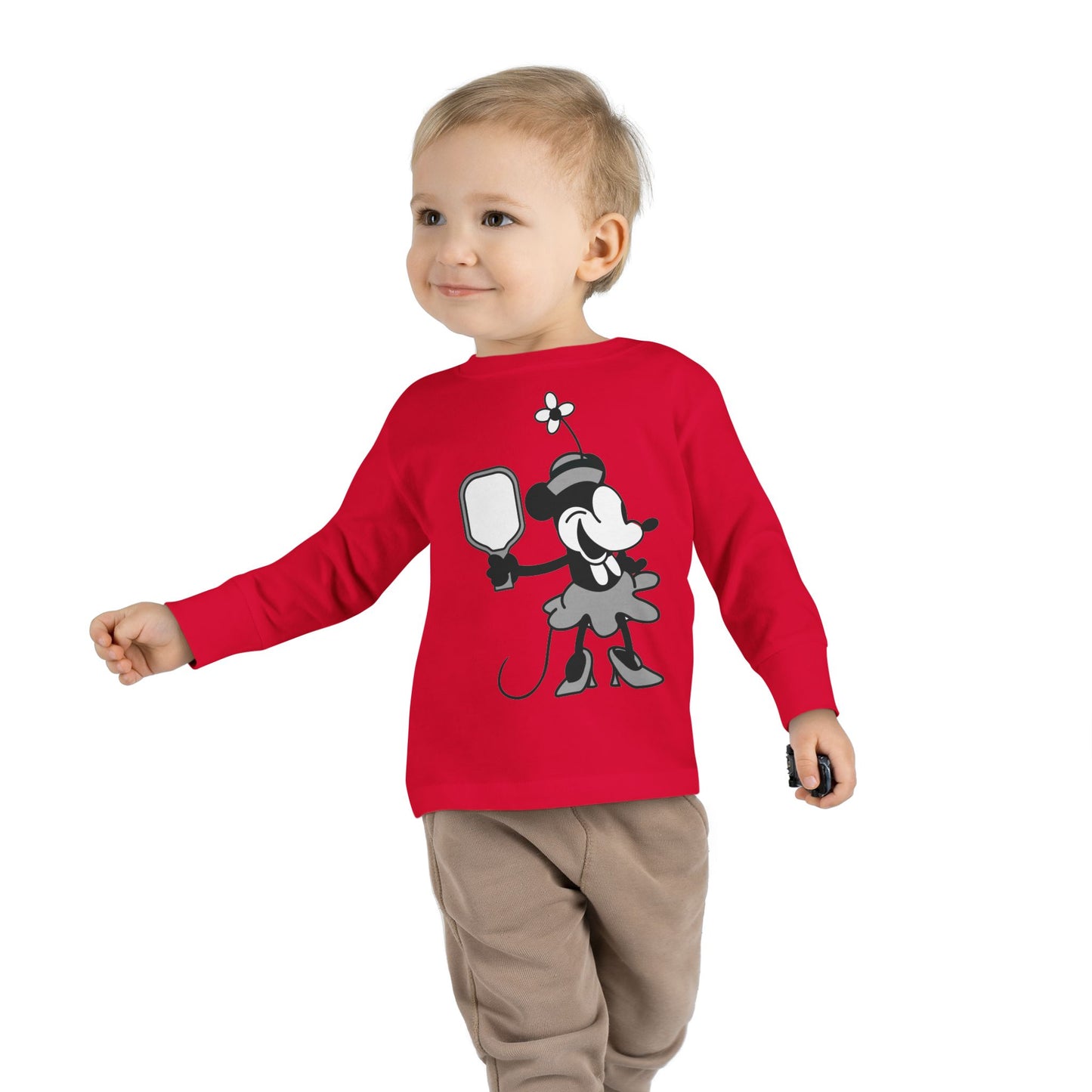 Steamboat Guest Pickleball Toddler Long Sleeve Tee