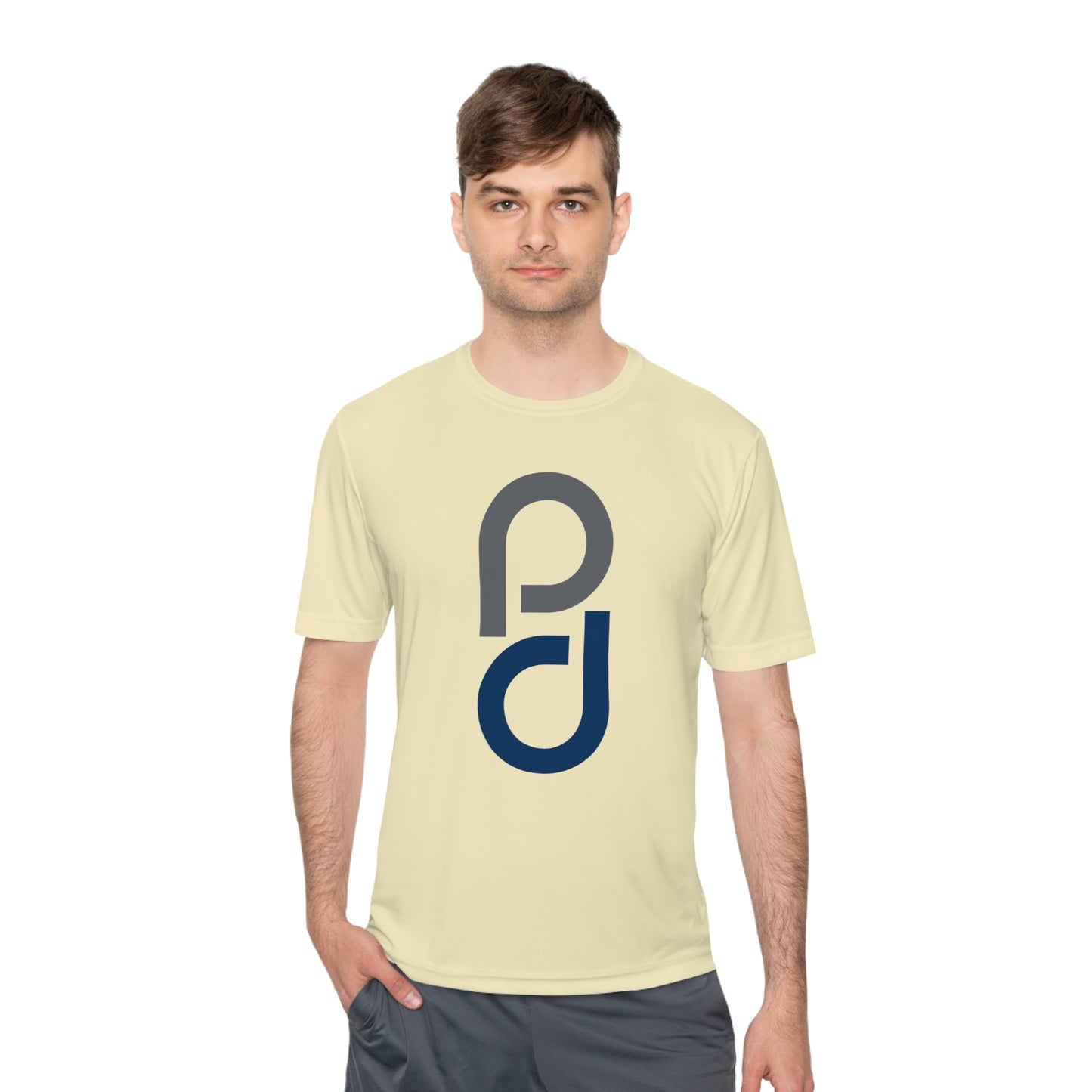 PD Pickleball Blues II - Gray Blue Unisex Moisture Wicking Tee