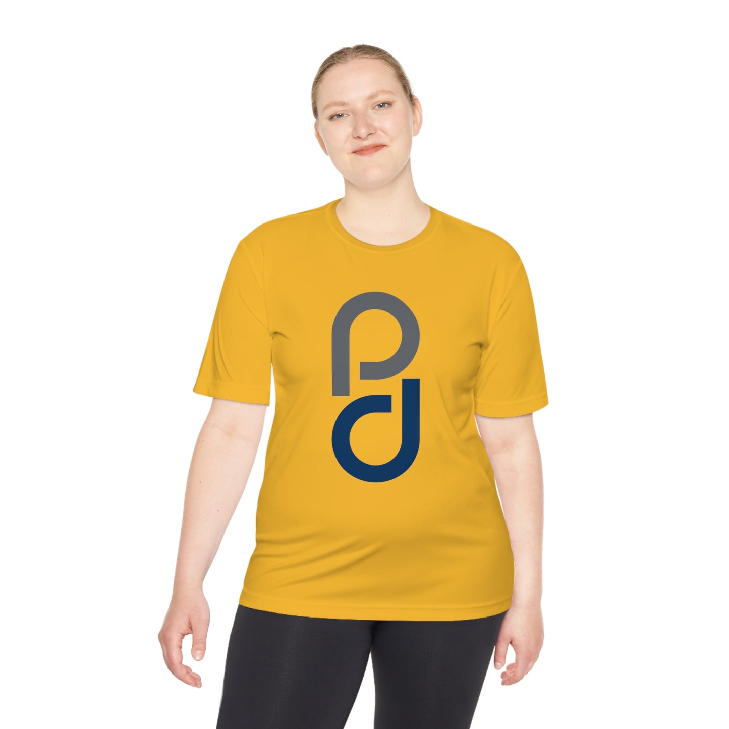 PD Pickleball Blues II - Gray Blue Unisex Moisture Wicking Tee