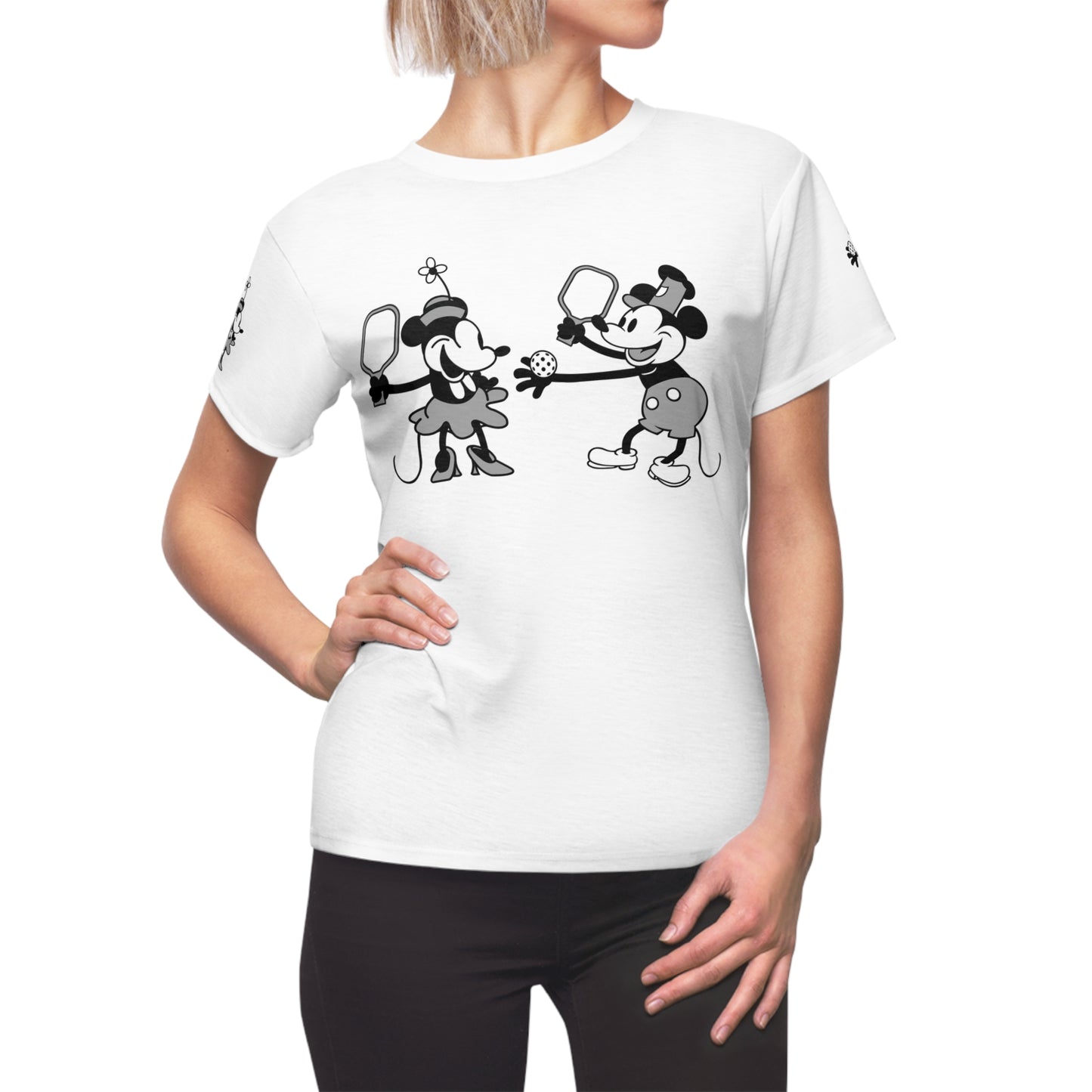 Steamboat Mickey Pickleball Game Tee Shirt