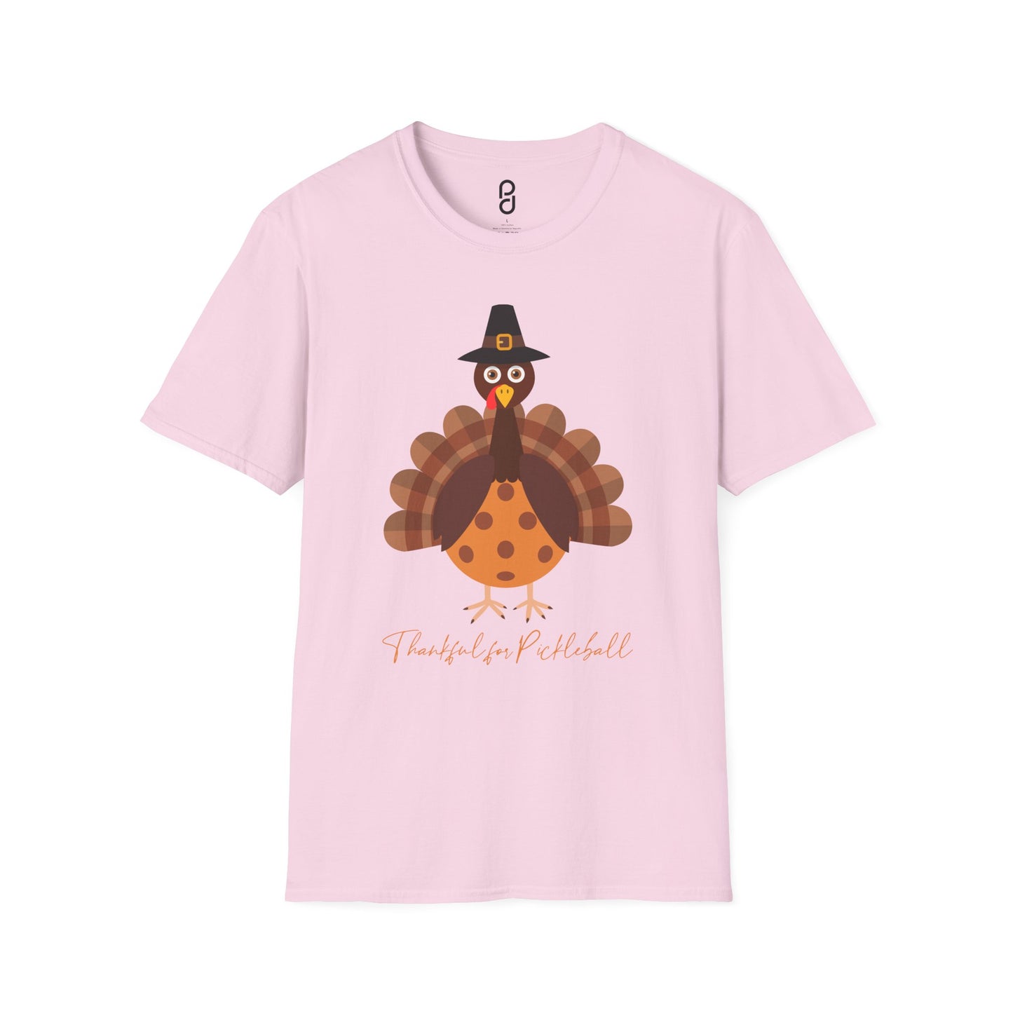 Thankful for Pickleball Unisex Softstyle T-Shirt