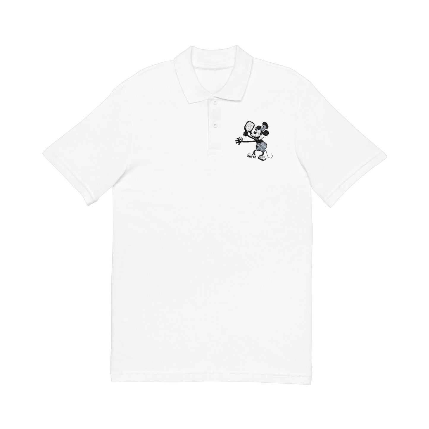 Steamboat Mickey Pickleball Unisex Pique Polo Shirt