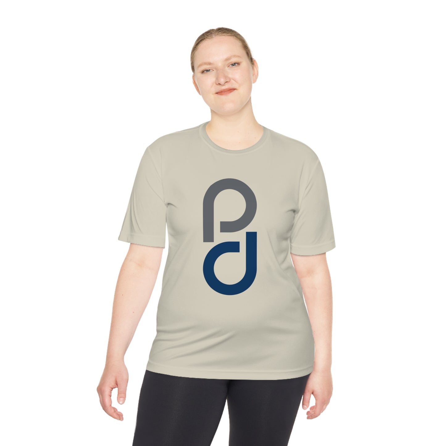 PD Pickleball Blues II - Gray Blue Unisex Moisture Wicking Tee