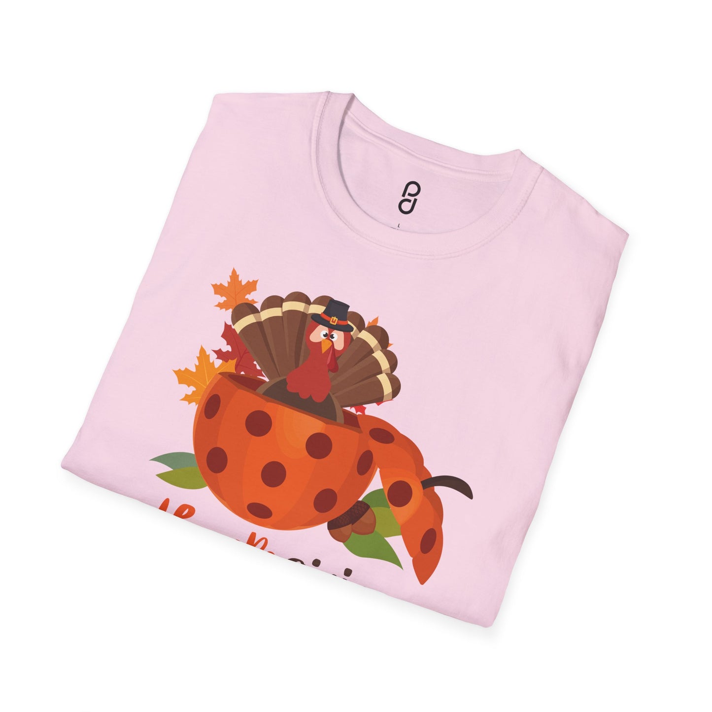 Thanksgiving Turkey Pickleball Unisex Softstyle T-Shirt