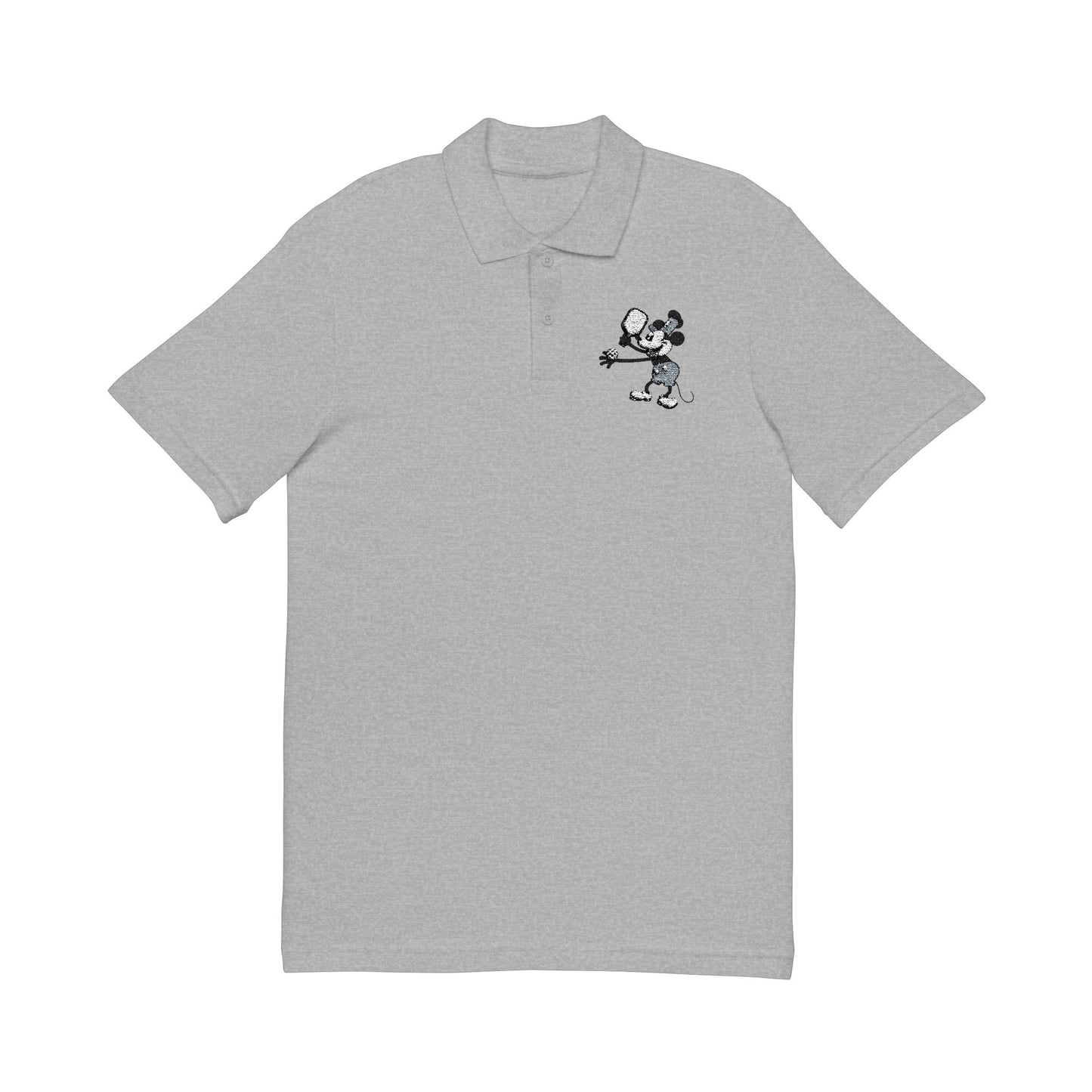 Steamboat Mickey Pickleball Unisex Pique Polo Shirt