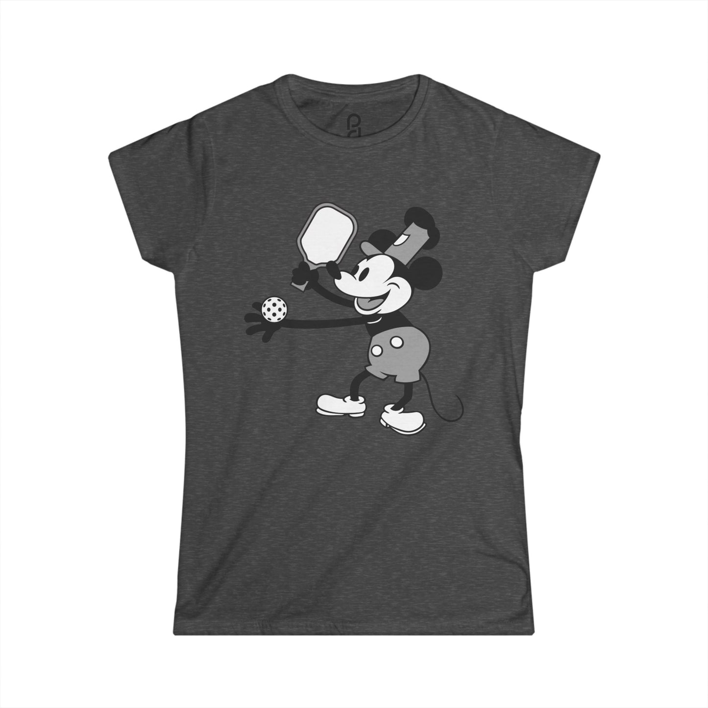 Steamboat Mickey Pickleball Women's Softstyle Tee