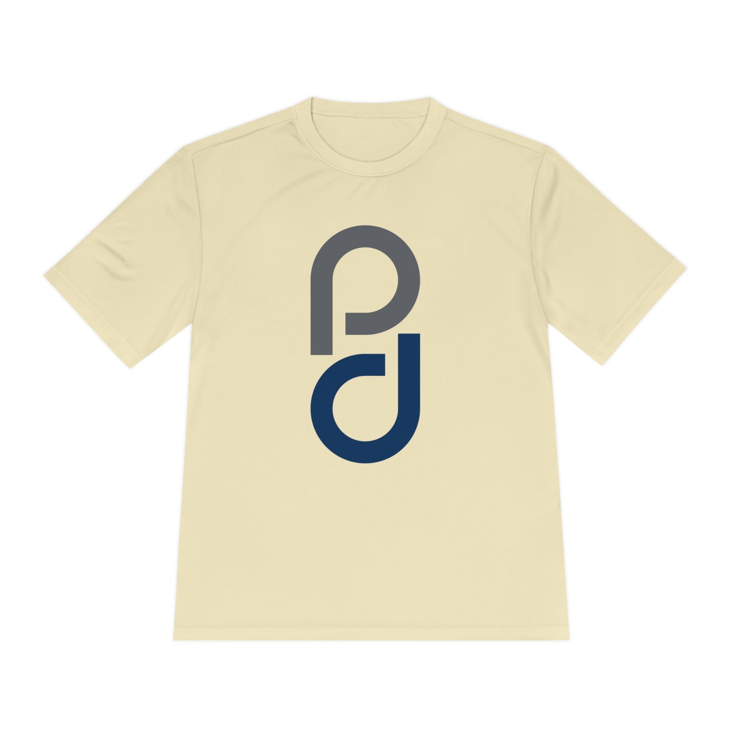 PD Pickleball Blues II - Gray Blue Unisex Moisture Wicking Tee