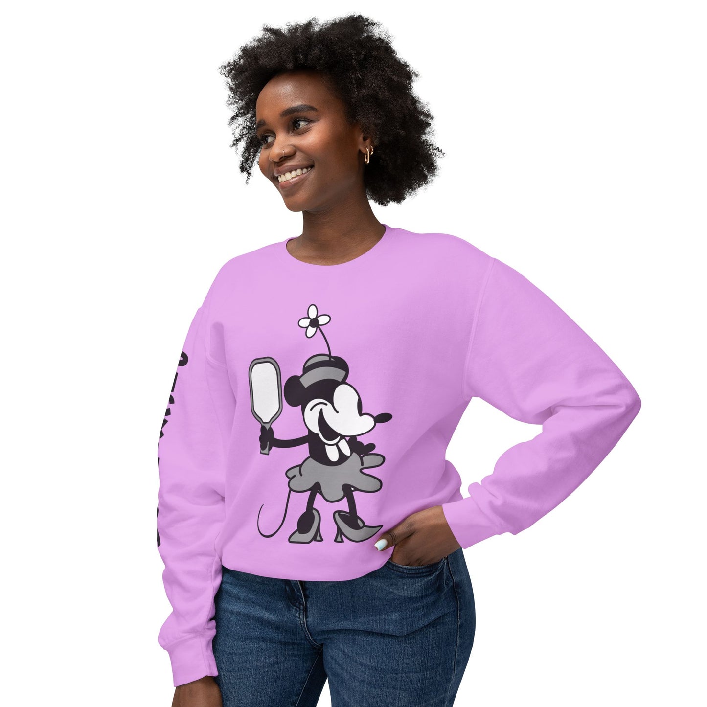 Steamboat Guest Pickleball Unisex Lightweight Crewneck Sweatshirt