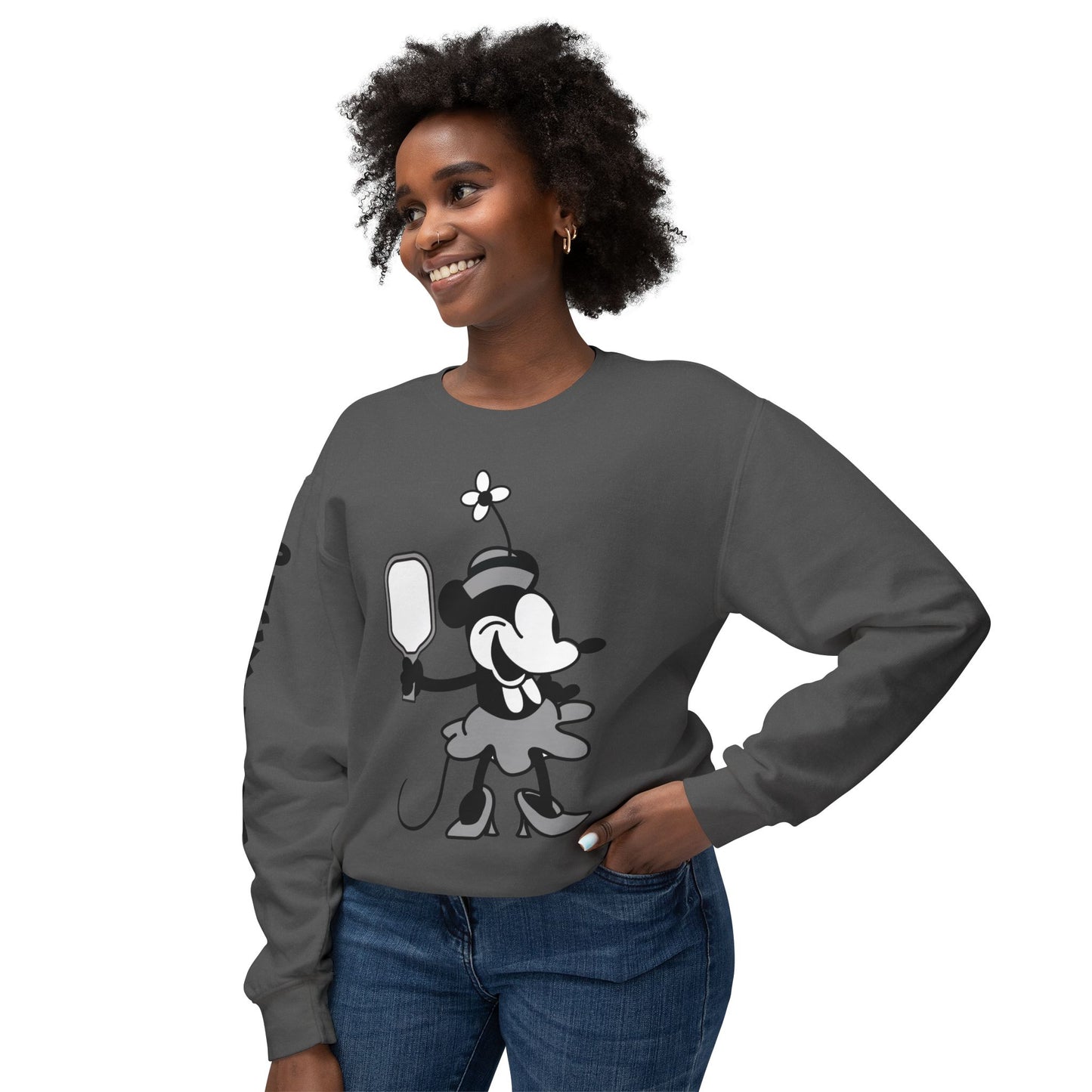 Steamboat Guest Pickleball Unisex Lightweight Crewneck Sweatshirt