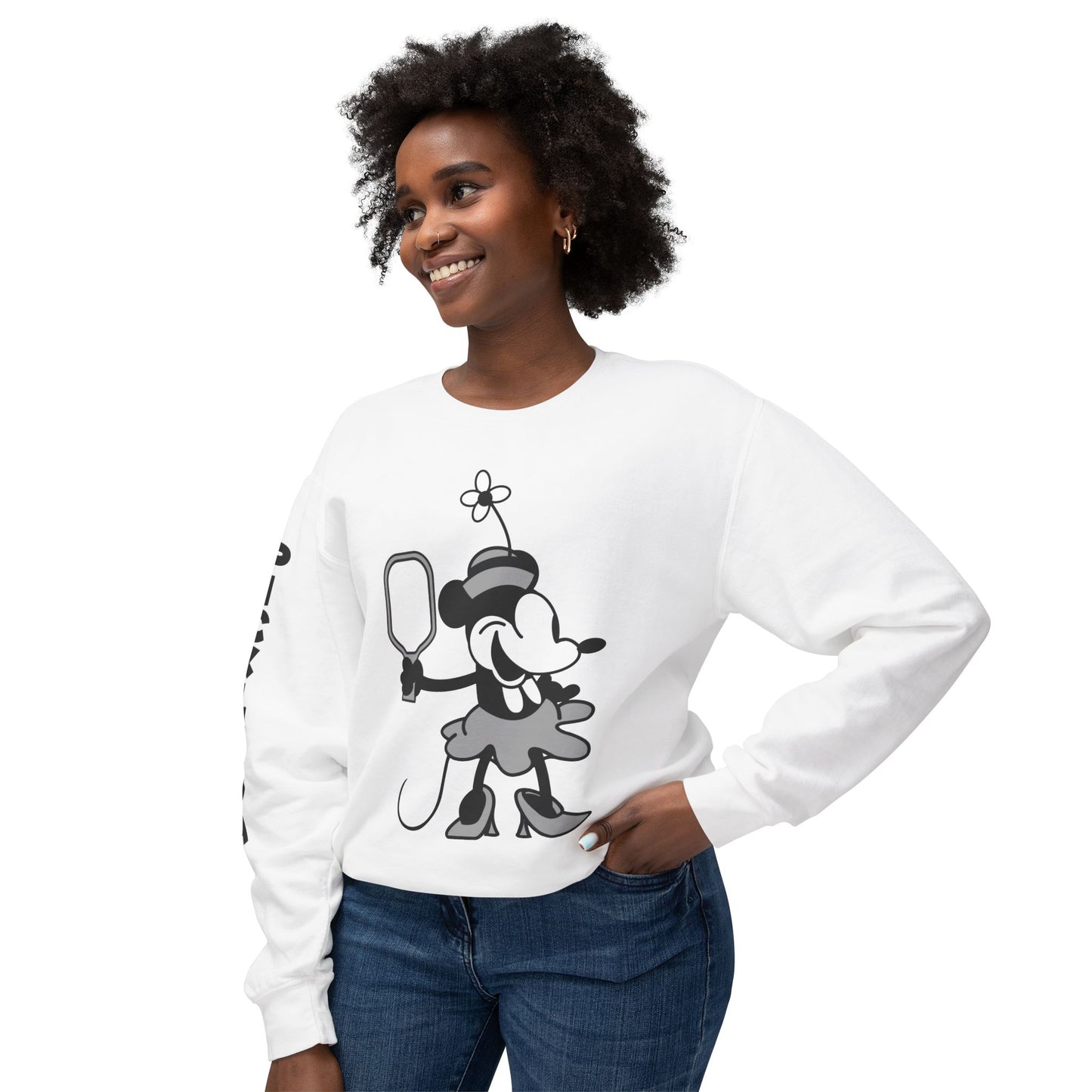 Steamboat Guest Pickleball Unisex Lightweight Crewneck Sweatshirt